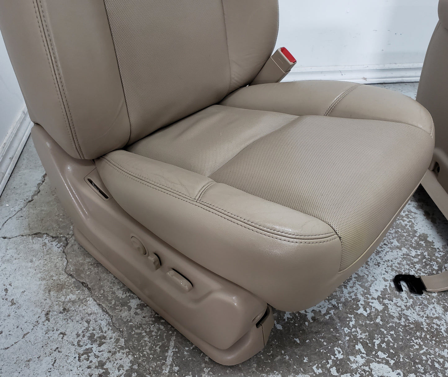 Escalade Chev Truck Silverado TAN LEATHER Seats Console Sierra Cadillac Yukon Tahoe
