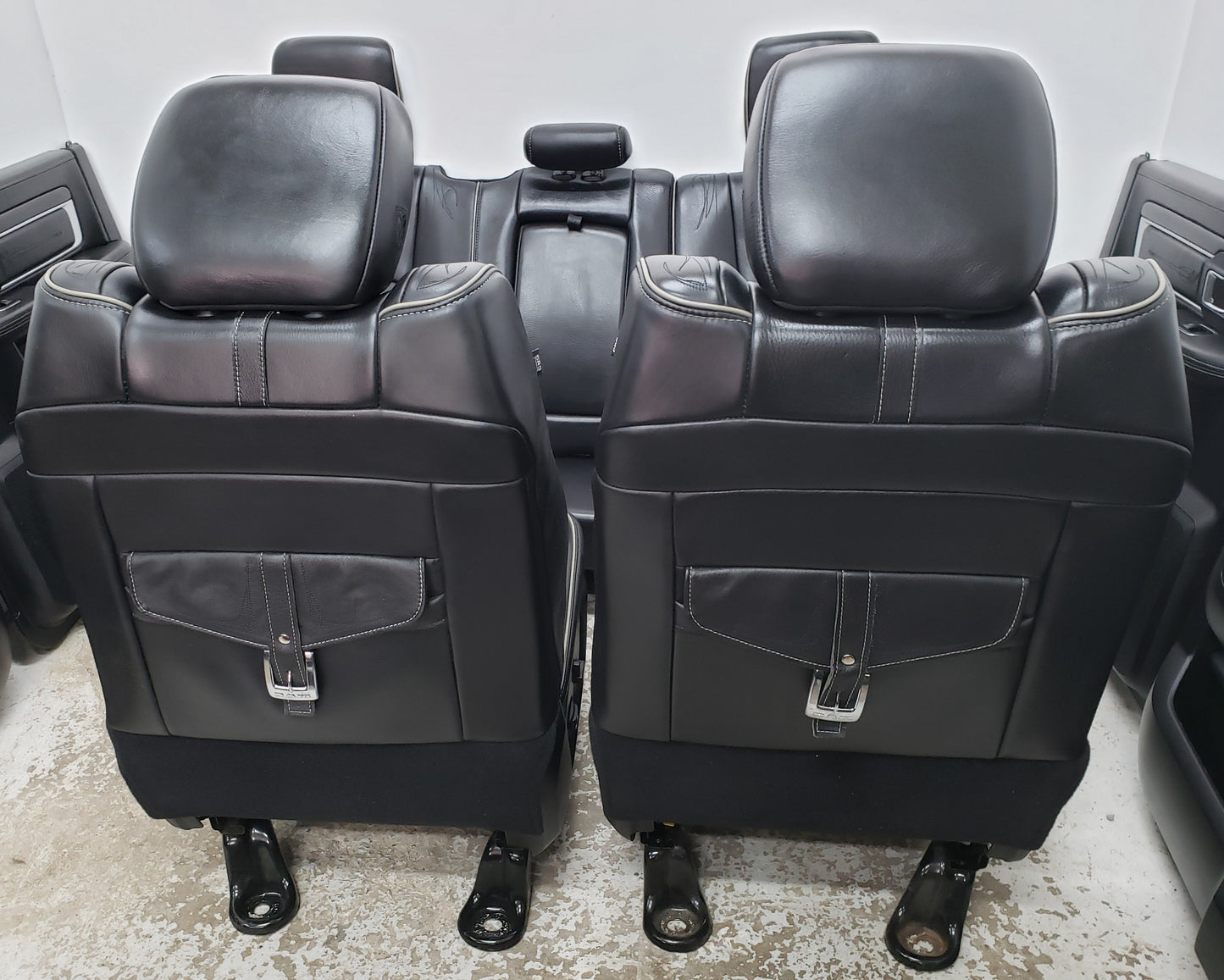 Dodge Ram 2015 Laramie Limited BLACK LEATHER Truck Seats Interior