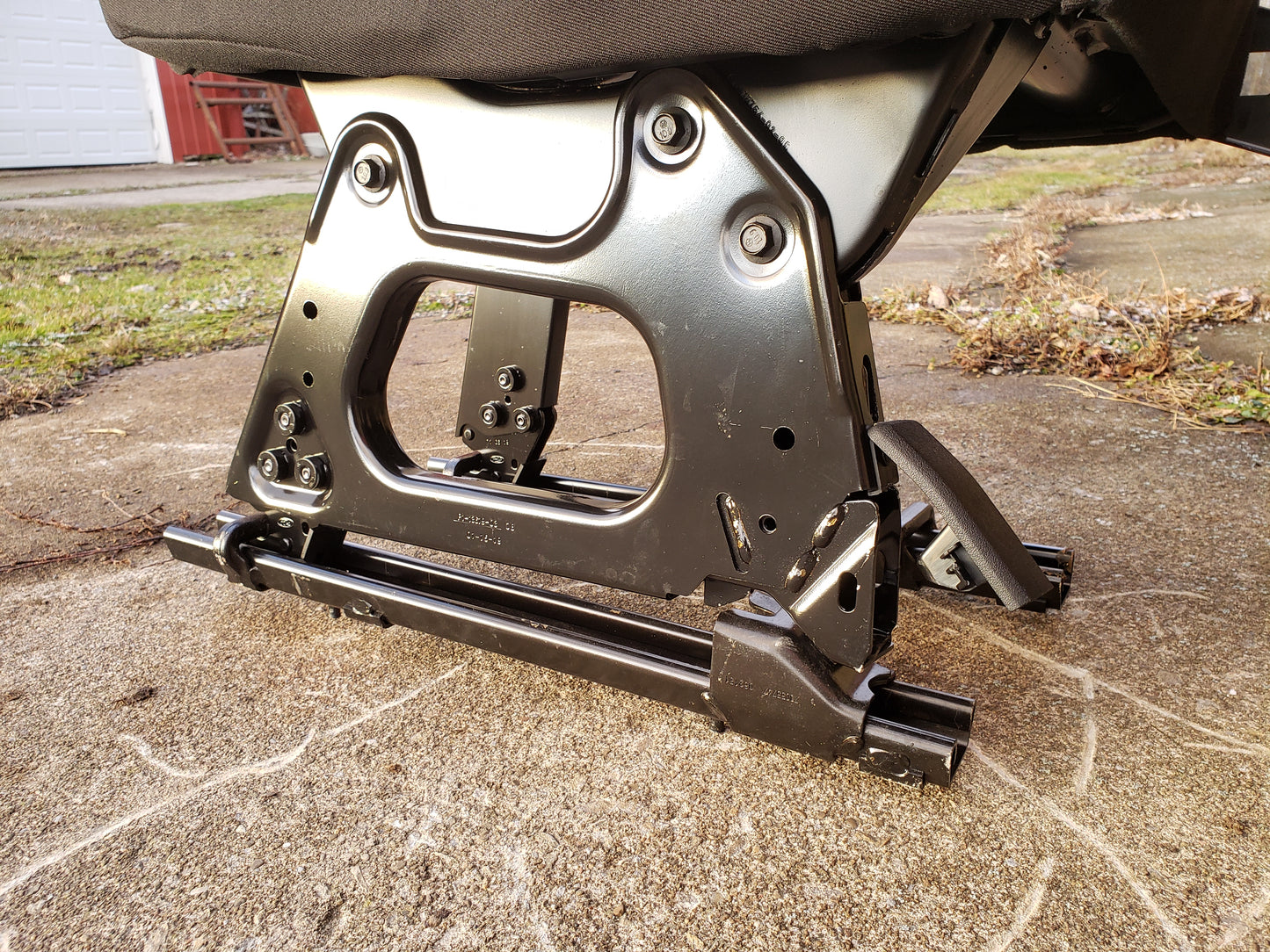 Ford Transit Passenger Van 2020 Black Cloth Single Seat Wheel Well Mount VANLIFE Cargo Camper Savanna Express