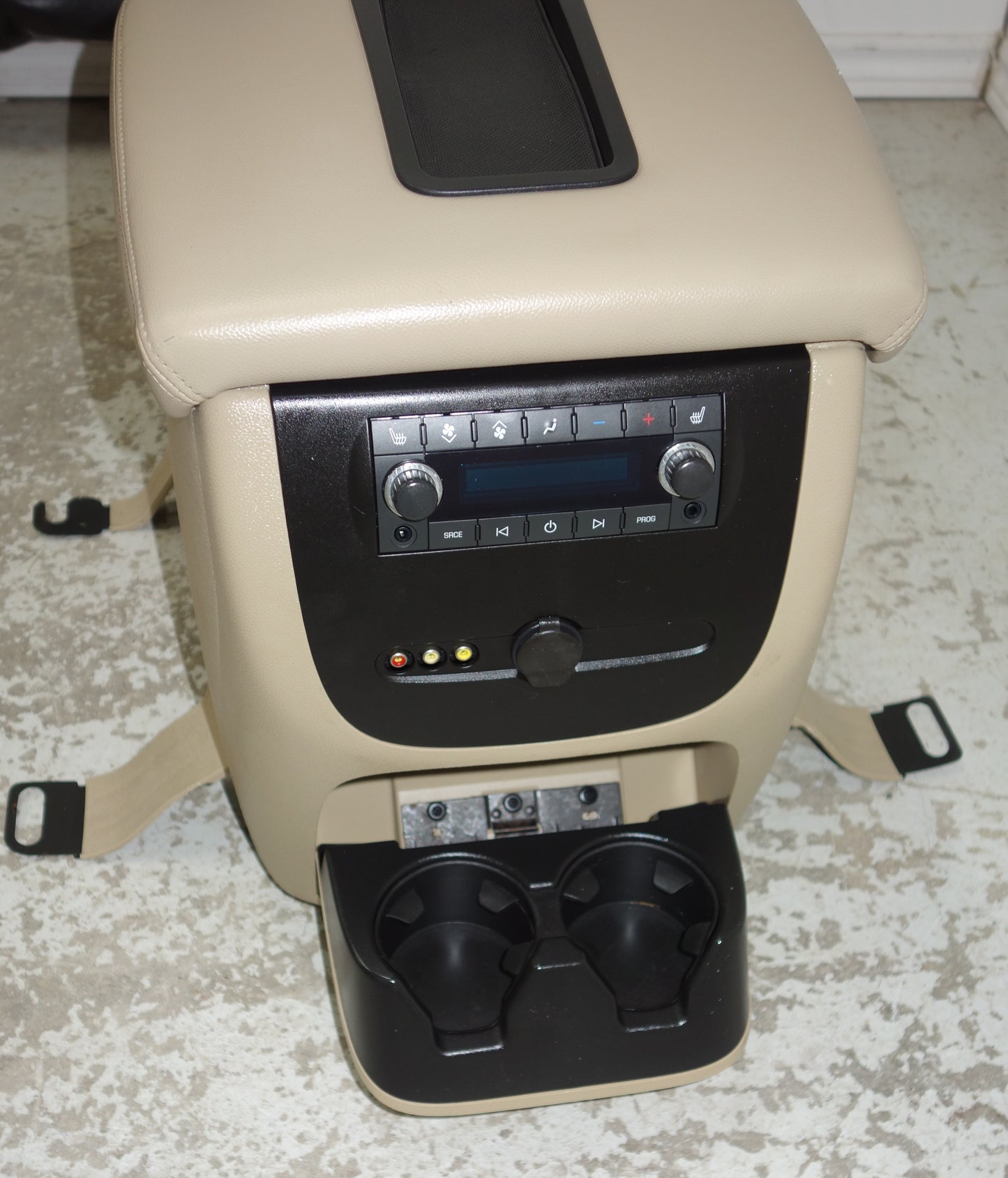 Chev Truck Silverado Tan Plastic Center Console 2007-14 Sierra Yukon Tahoe Suburban