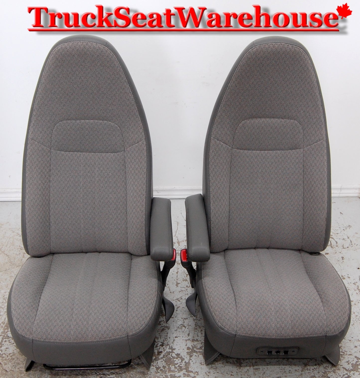 Chev Savanna Van Power Grey Cloth Front Seats GMC Chevy Express Savana