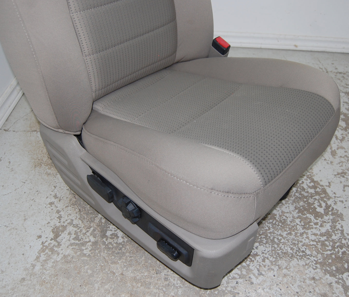 Ford F250 Front Seats and Console Cloth Power Superduty Truck F350 F450 F550