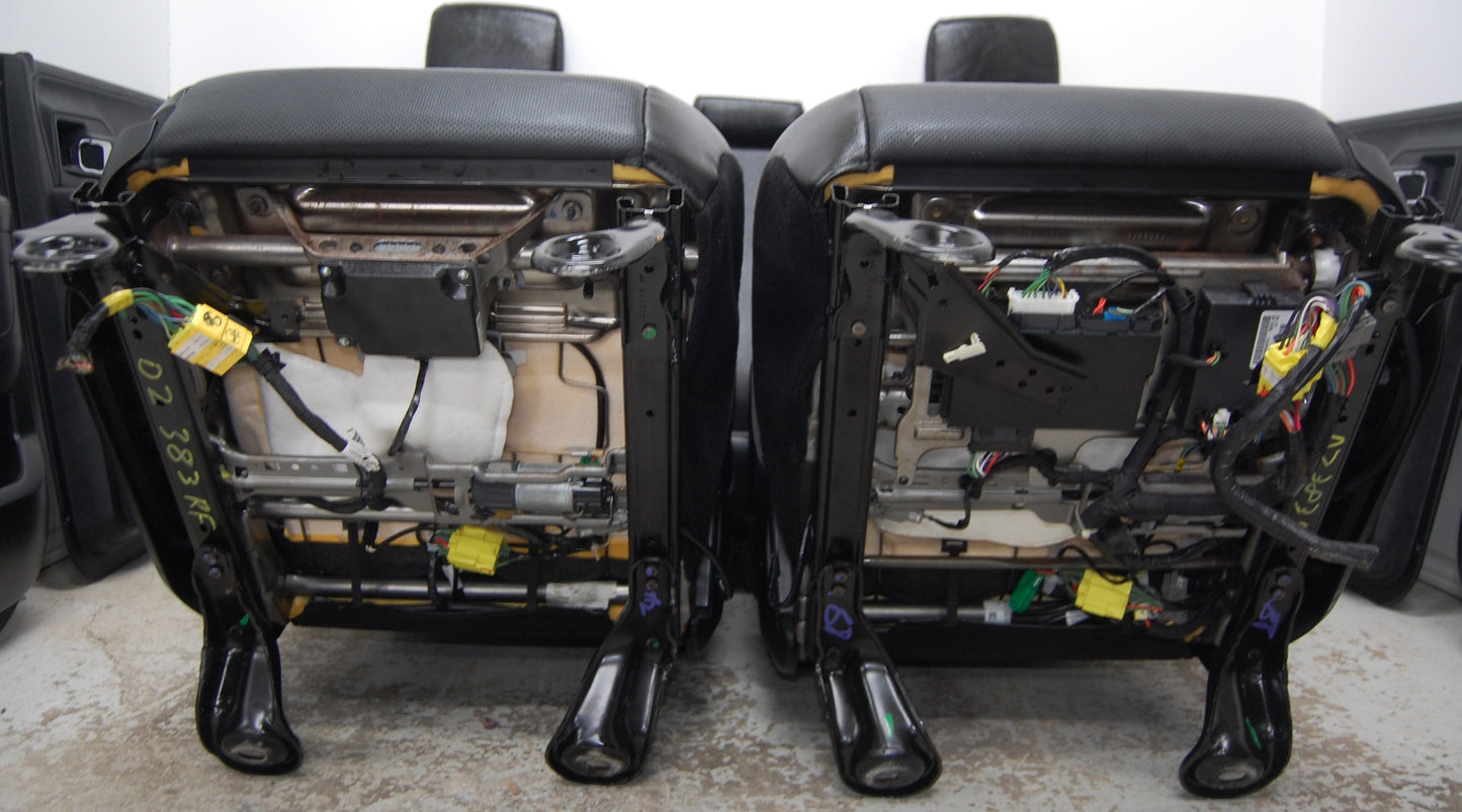 Dodge Ram Laramie 2016 BLACK LEATHER Front Rear Truck Seats