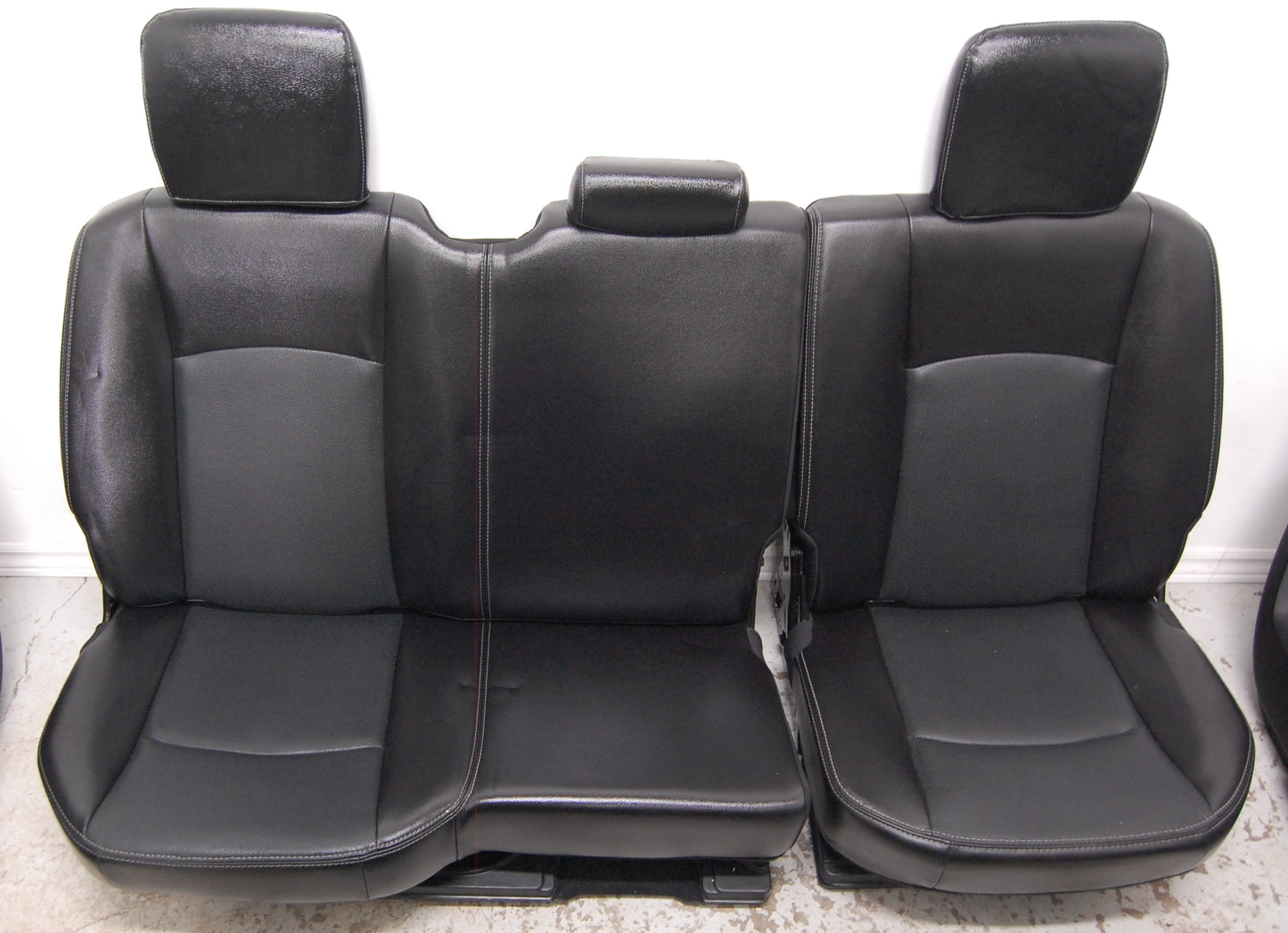 Dodge Ram Laramie 2014 BLACK LEATHER Truck Seats Console Door Pad Panels Interior