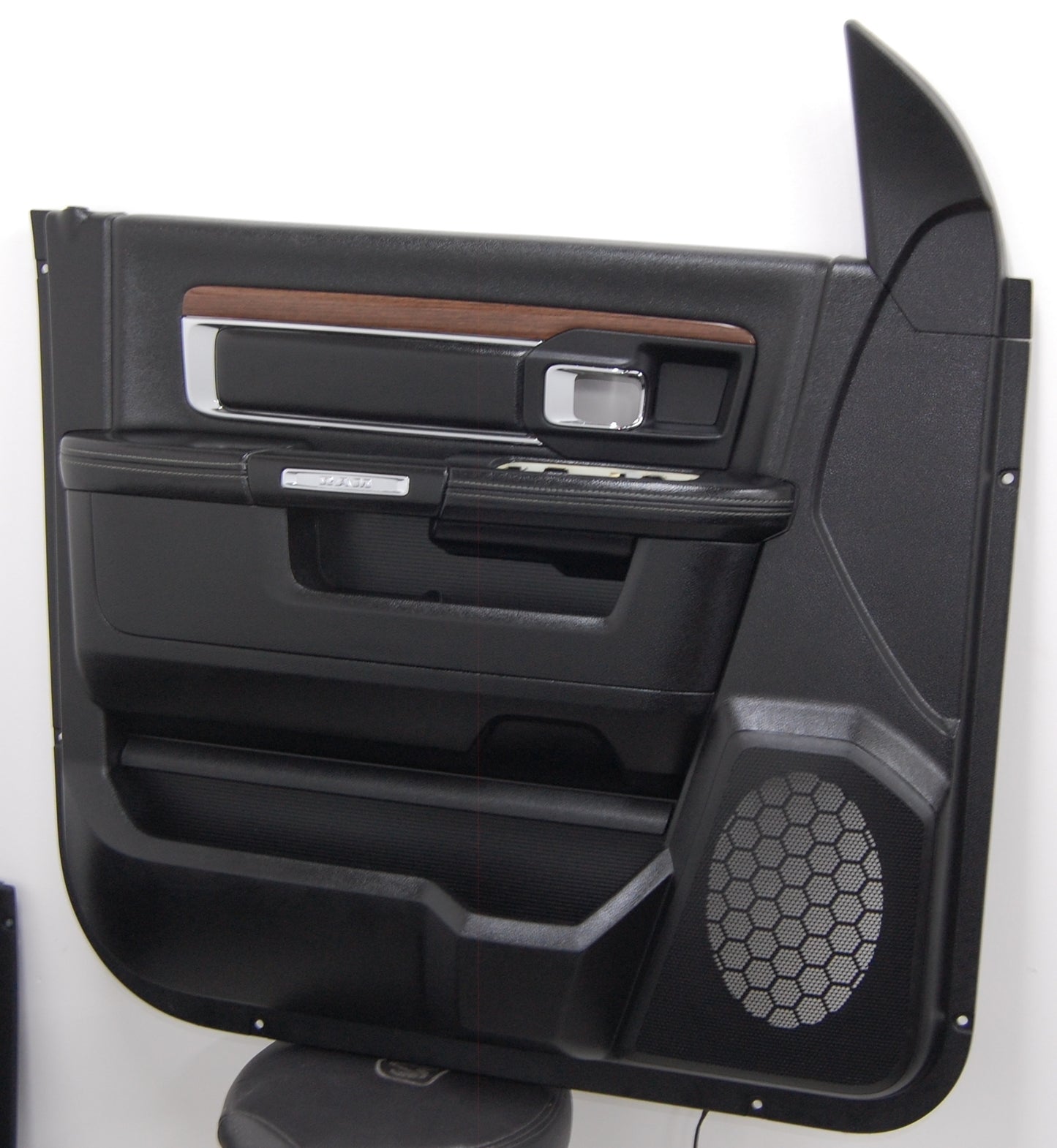 Dodge Ram Laramie 2014 BLACK LEATHER Truck Seats Console Door Pad Panels Interior