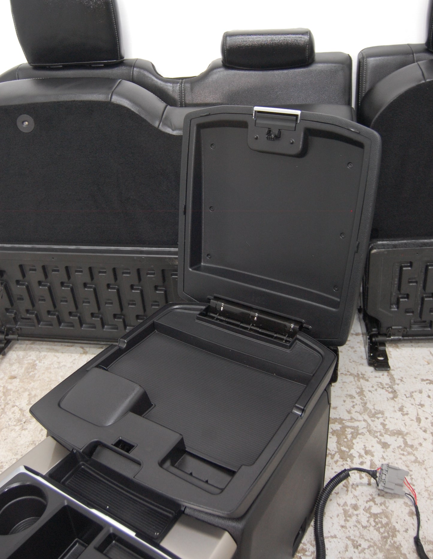 Dodge Ram Laramie 2014 BLACK LEATHER Truck Seats Console Door Pad Panels Interior
