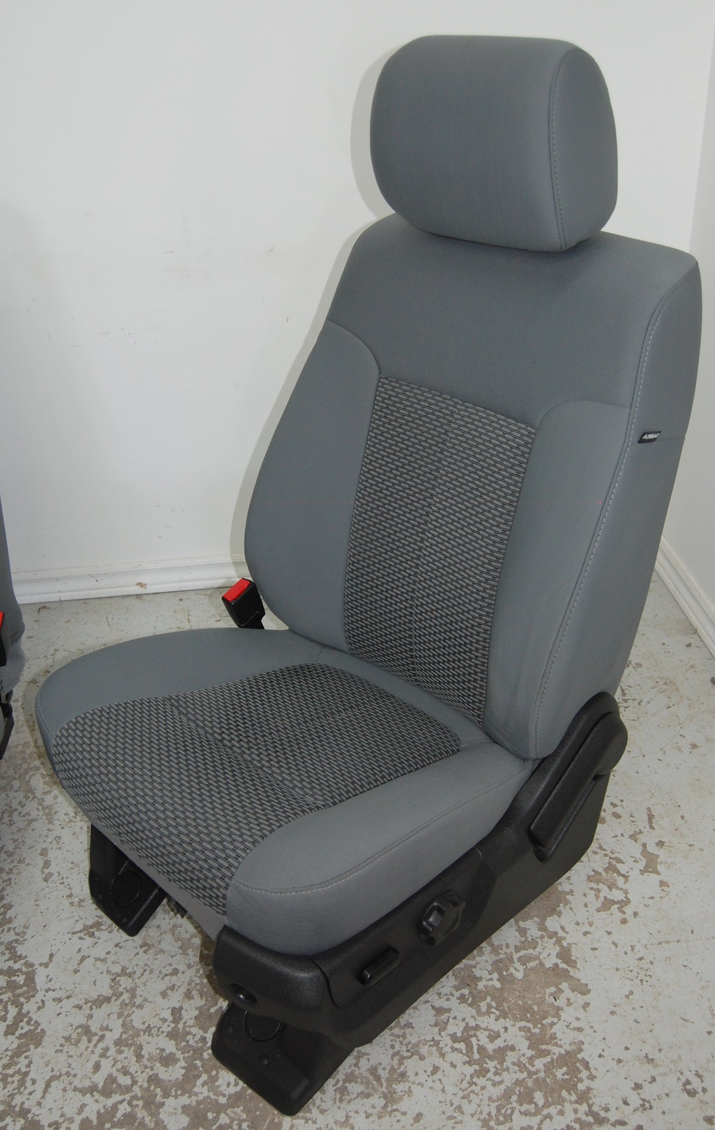 Ford Superduty Truck 2014 Grey Cloth POWER Front Seats F250 F350 F450 F550