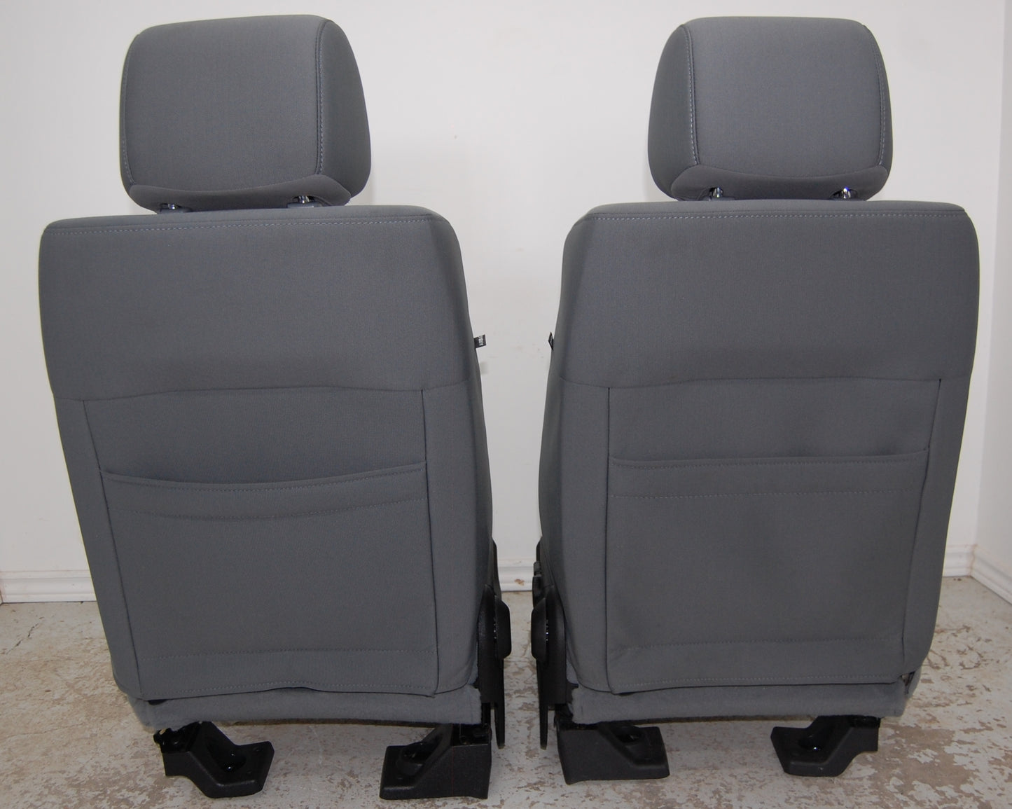Ford Superduty Truck 2014 Grey Cloth POWER Front Seats F250 F350 F450 F550