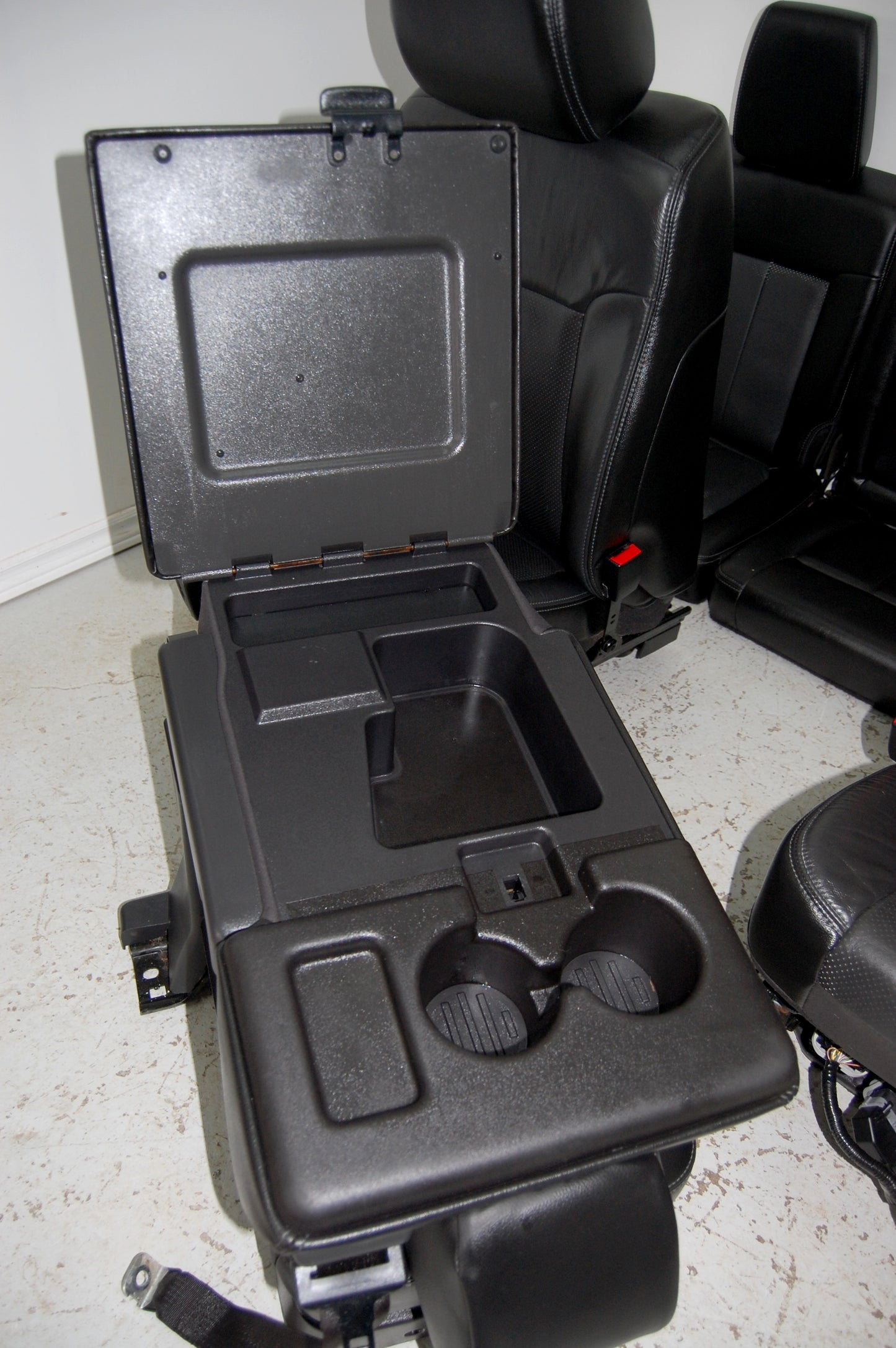 Ford F250 Super Duty BLACK LEATHER Seats Power Heated Cooled F350 F450 Superduty Truck