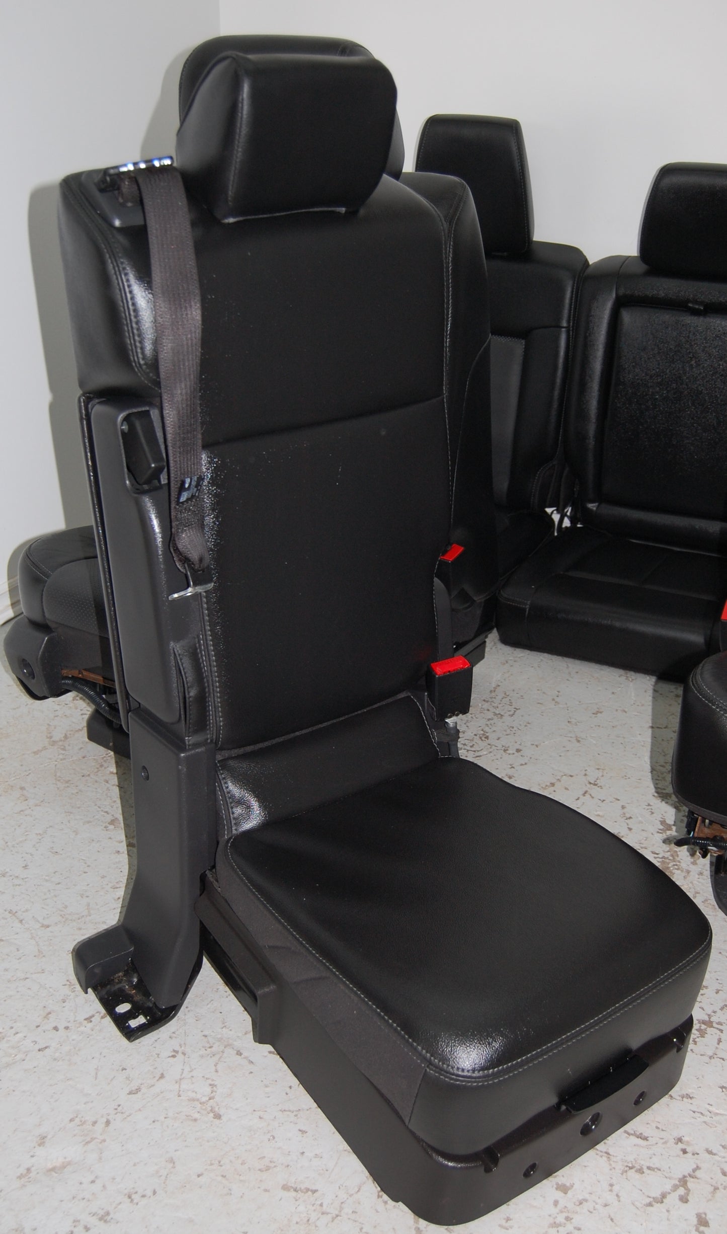 Ford F250 Super Duty BLACK LEATHER Seats Power Heated Cooled F350 F450 Superduty Truck