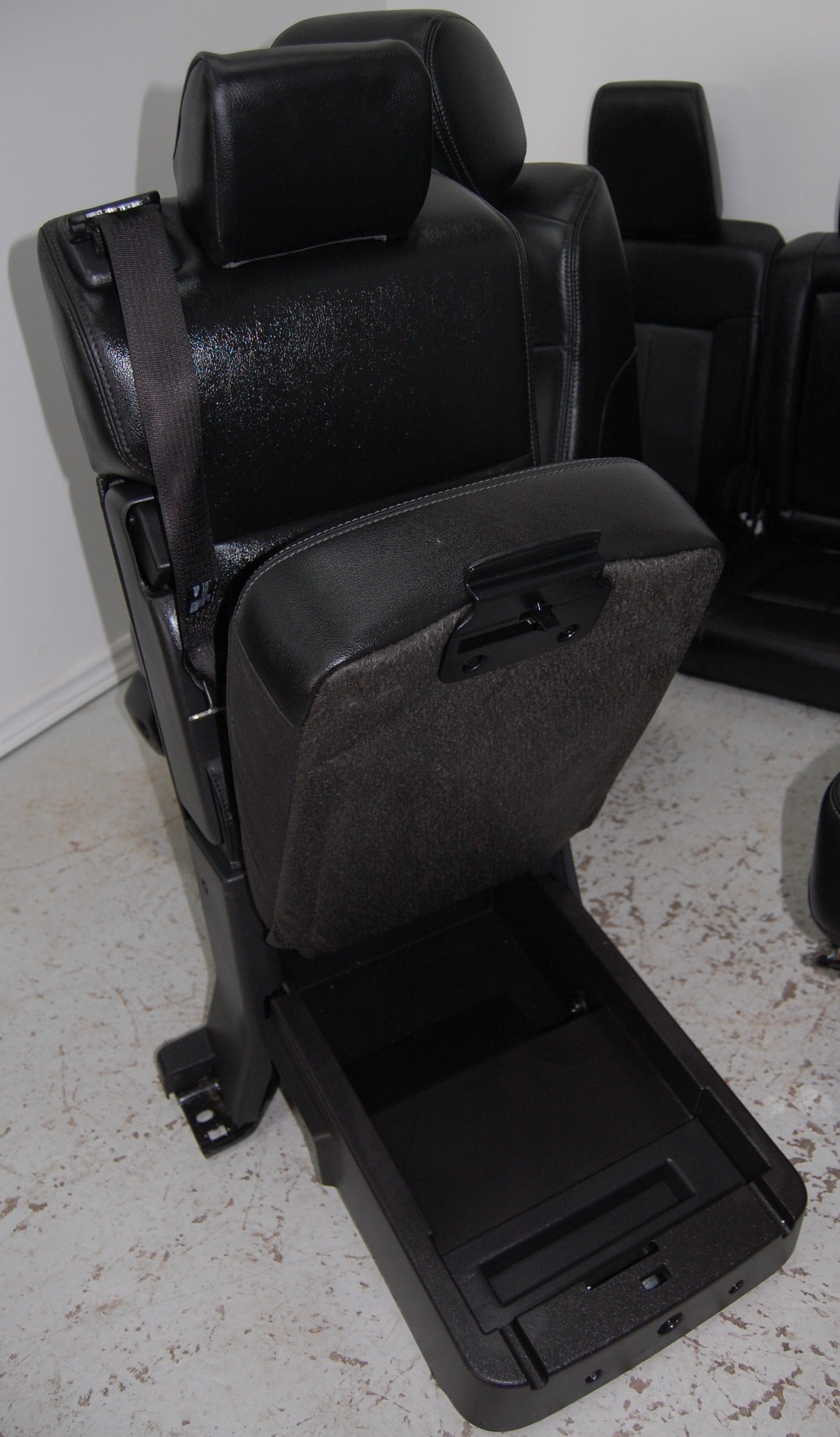 Ford F250 Super Duty BLACK LEATHER Seats Power Heated Cooled F350 F450 Superduty Truck