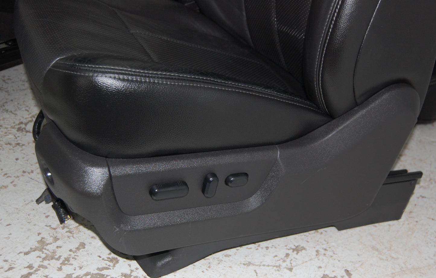 Ford F250 Super Duty BLACK LEATHER Seats Power Heated Cooled F350 F450 Superduty Truck