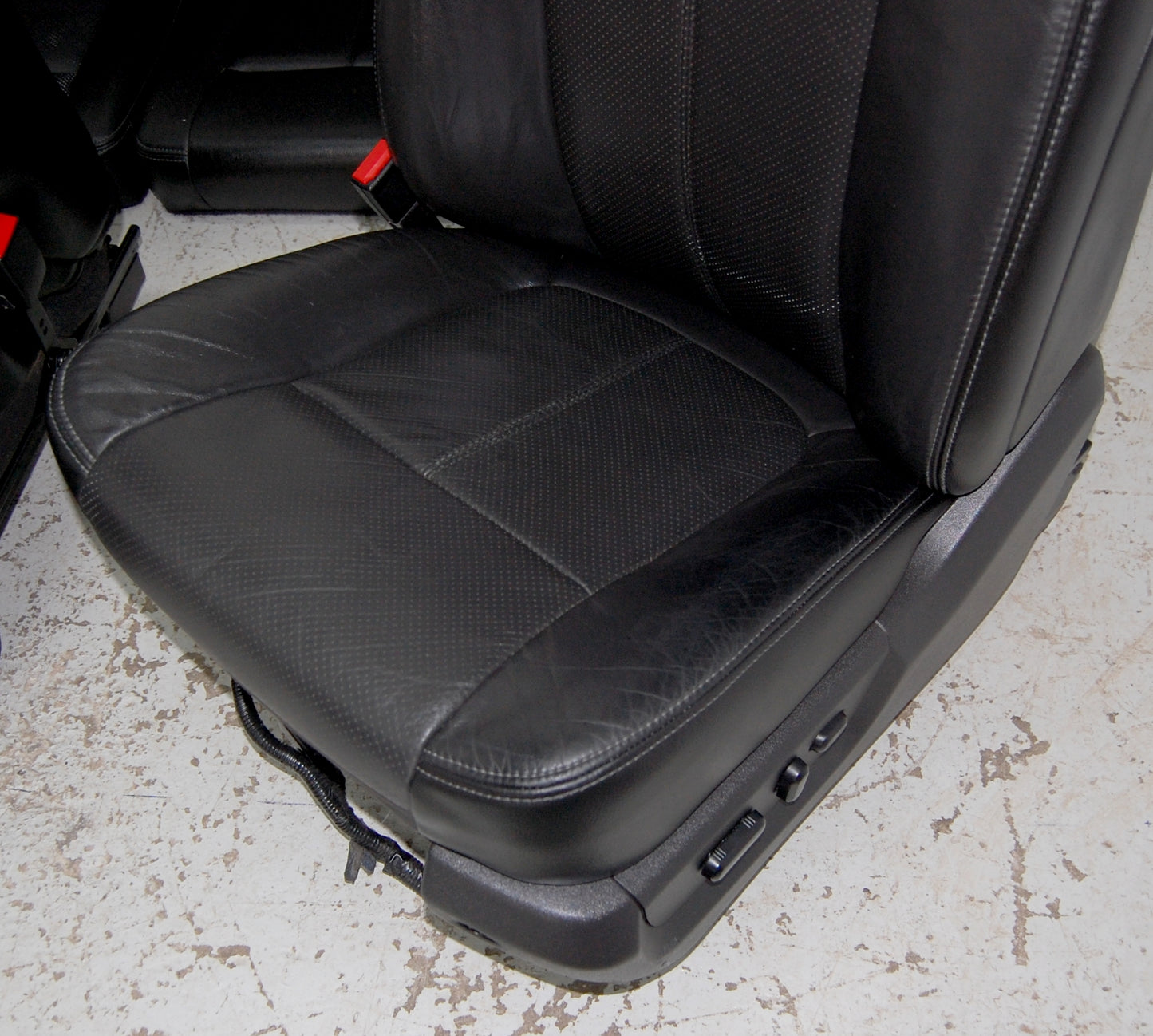 Ford F250 Super Duty BLACK LEATHER Seats Power Heated Cooled F350 F450 Superduty Truck