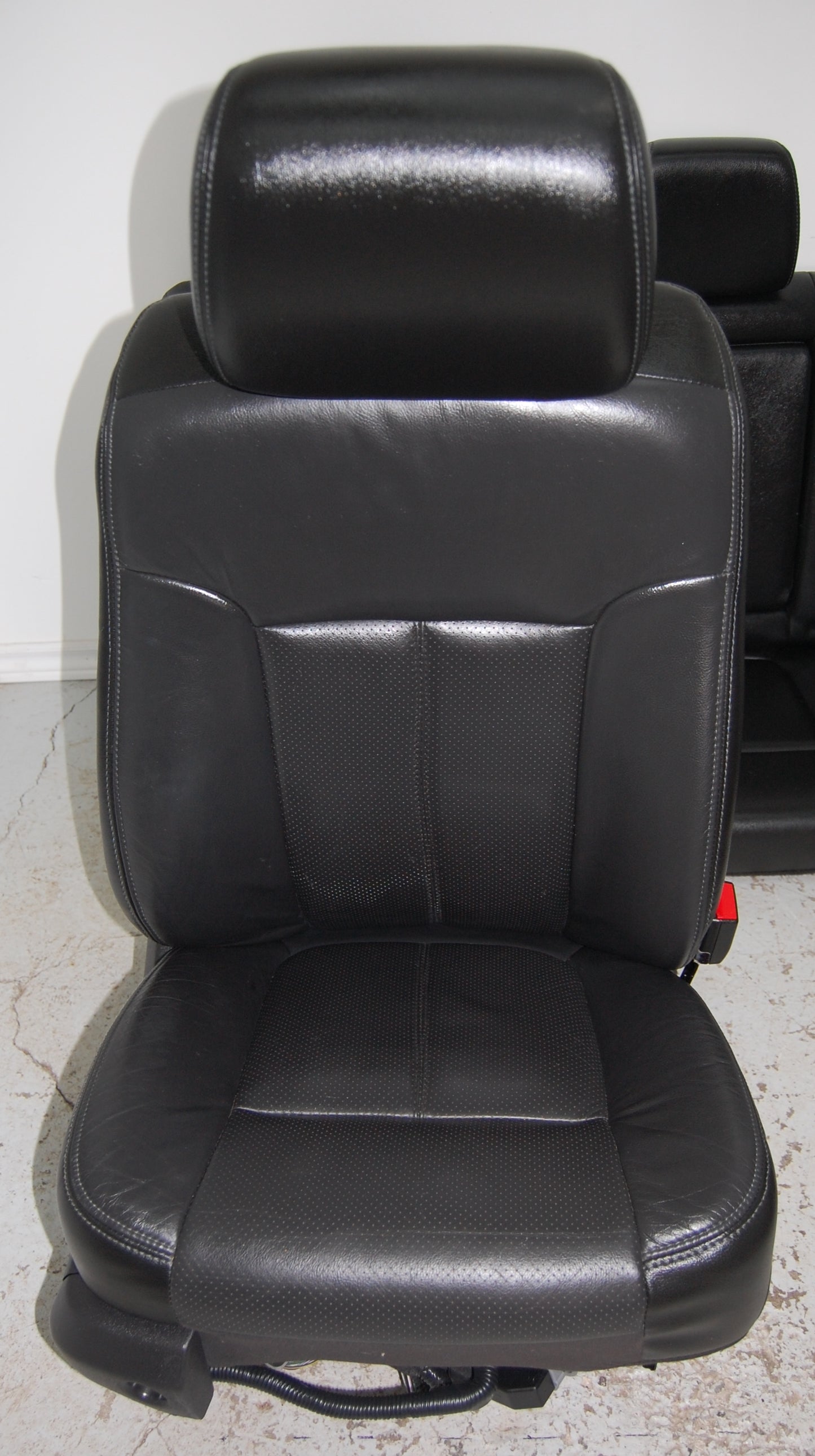 Ford F250 Super Duty BLACK LEATHER Seats Power Heated Cooled F350 F450 Superduty Truck