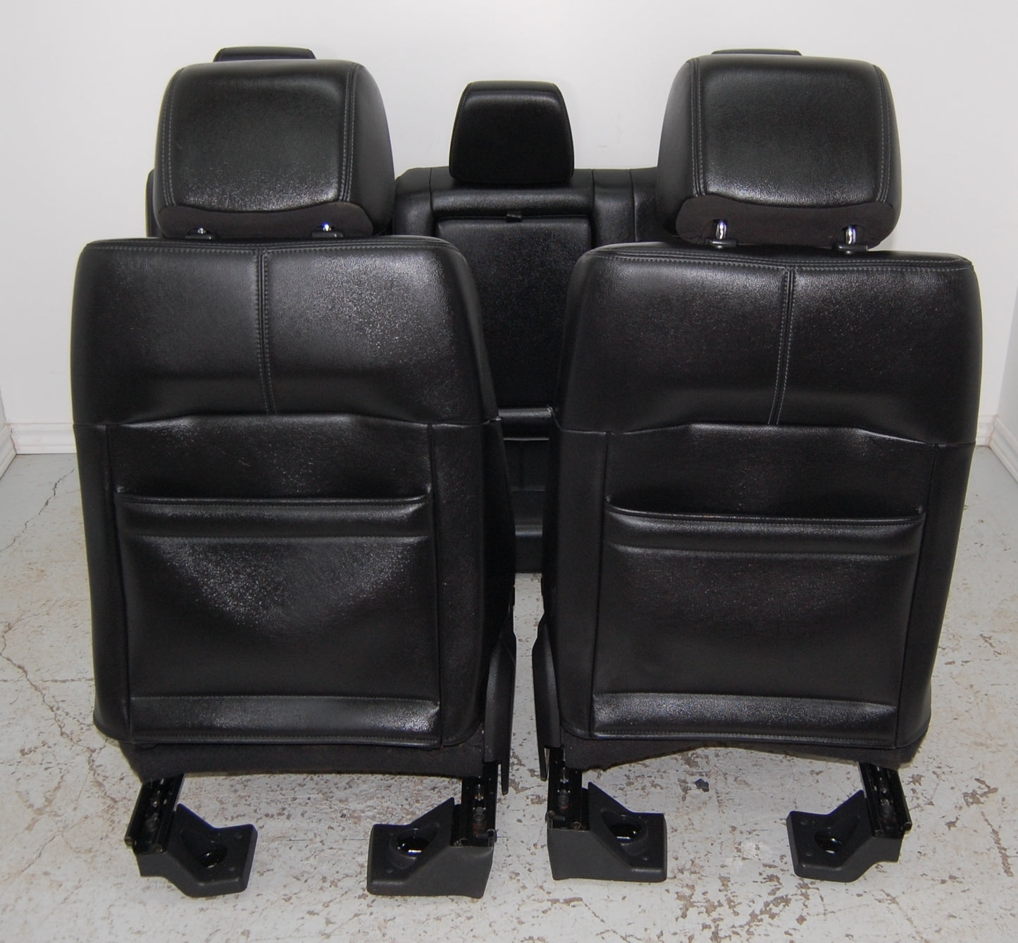 Ford F250 Super Duty BLACK LEATHER Seats Power Heated Cooled F350 F450 Superduty Truck