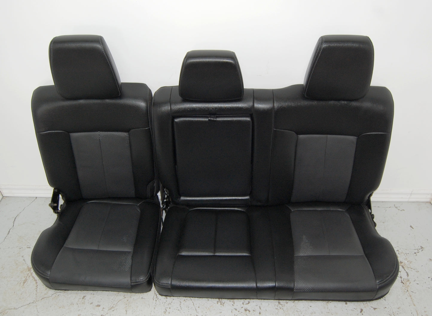 Ford F250 Super Duty BLACK LEATHER Seats Power Heated Cooled F350 F450 Superduty Truck