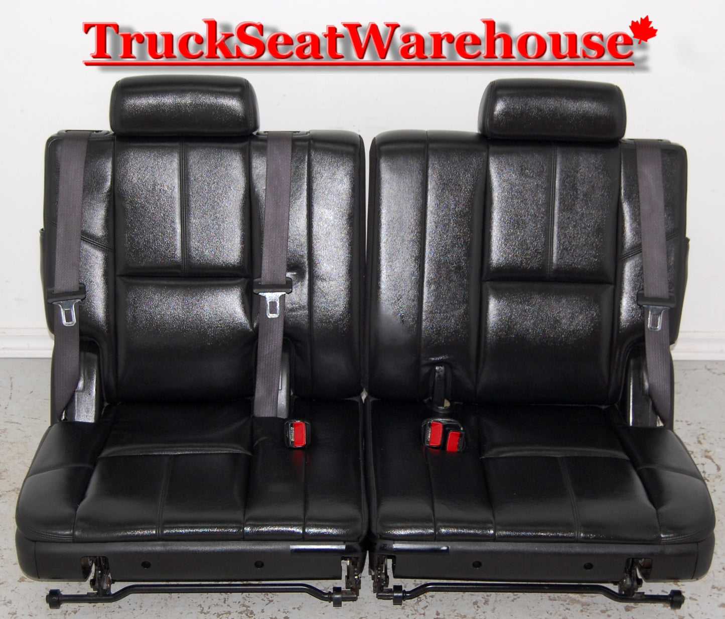 Chevy Tahoe Yukon 2012 3rd Row Black Leather Seats Third Suburban Denali Escalade