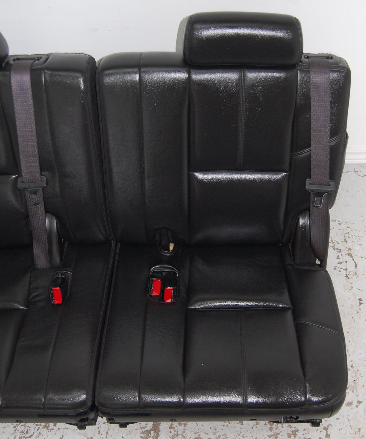 Chevy Tahoe Yukon 2012 3rd Row Black Leather Seats Third Suburban Denali Escalade