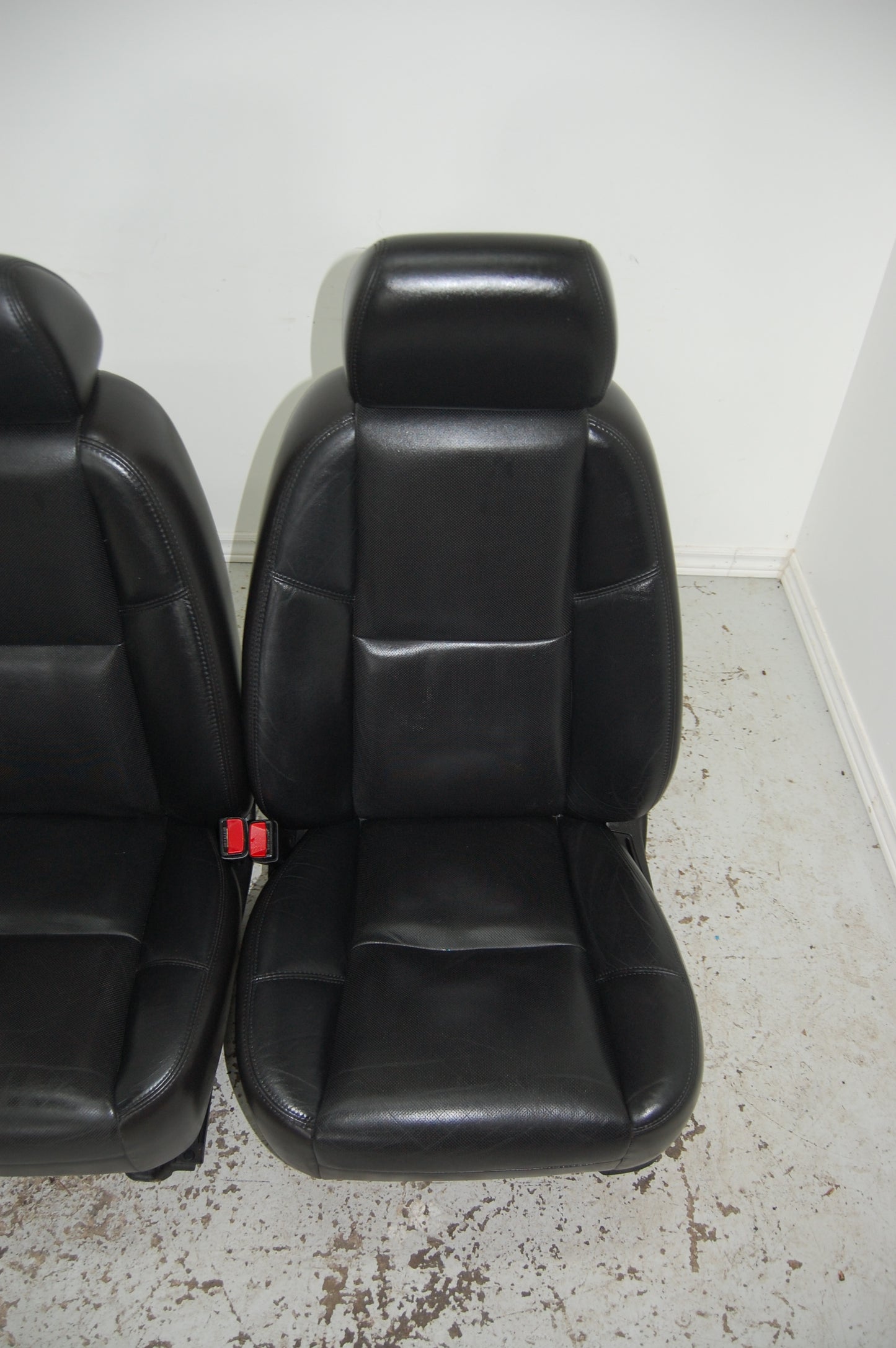 Chevy Truck Escalade 2012 Power Heat Cooled BLACK LEATHER Front Seats