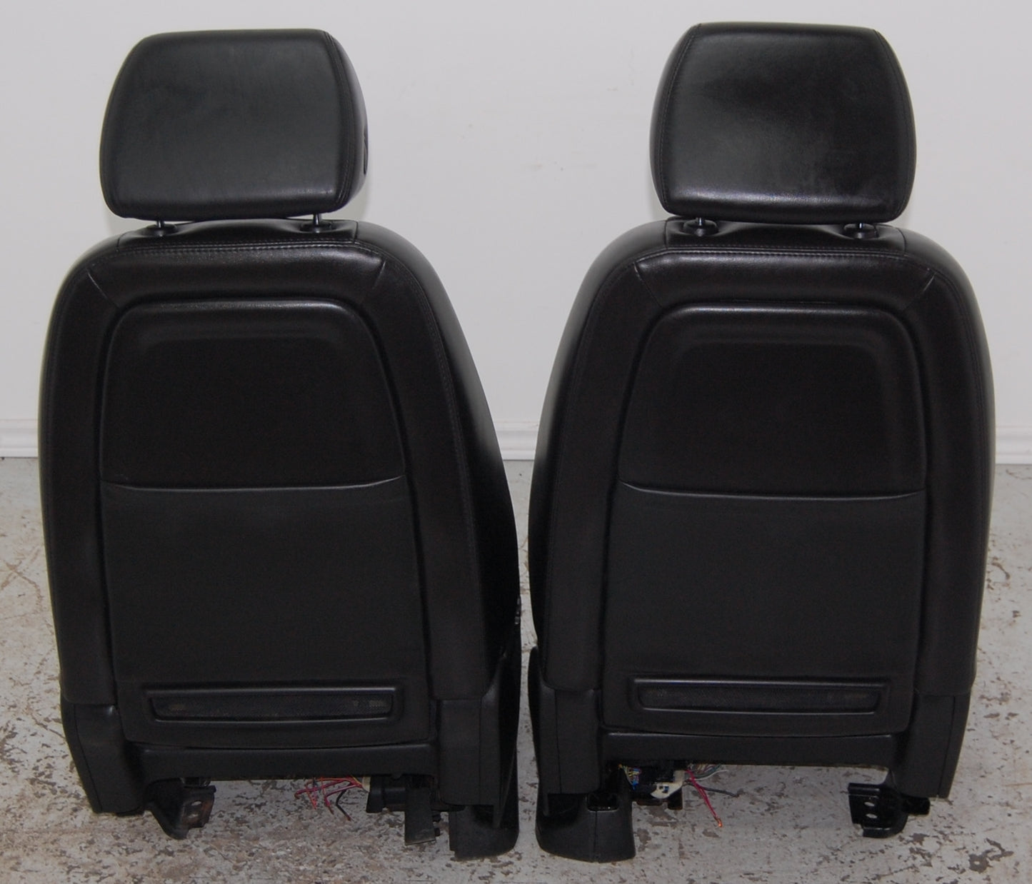 Chevy Truck Escalade 2012 Power Heat Cooled BLACK LEATHER Front Seats