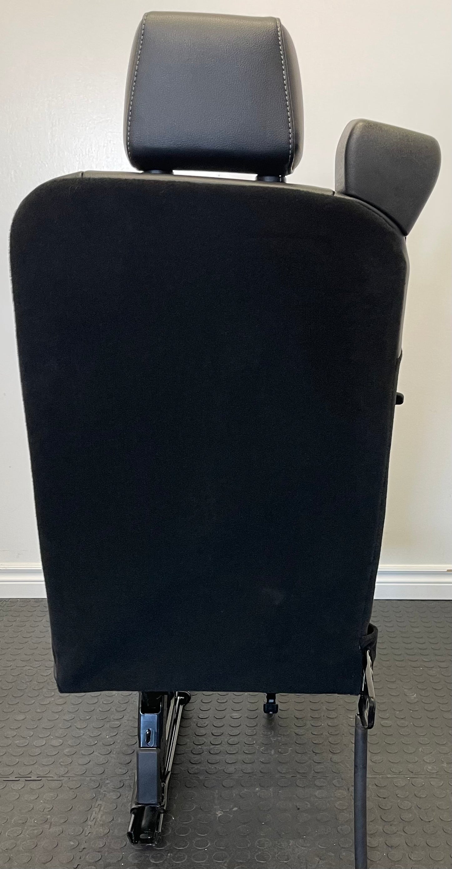 Ford Transit Passenger Van 2020 Black Vinyl Right Front Wheel Well Mounted Single Seat.