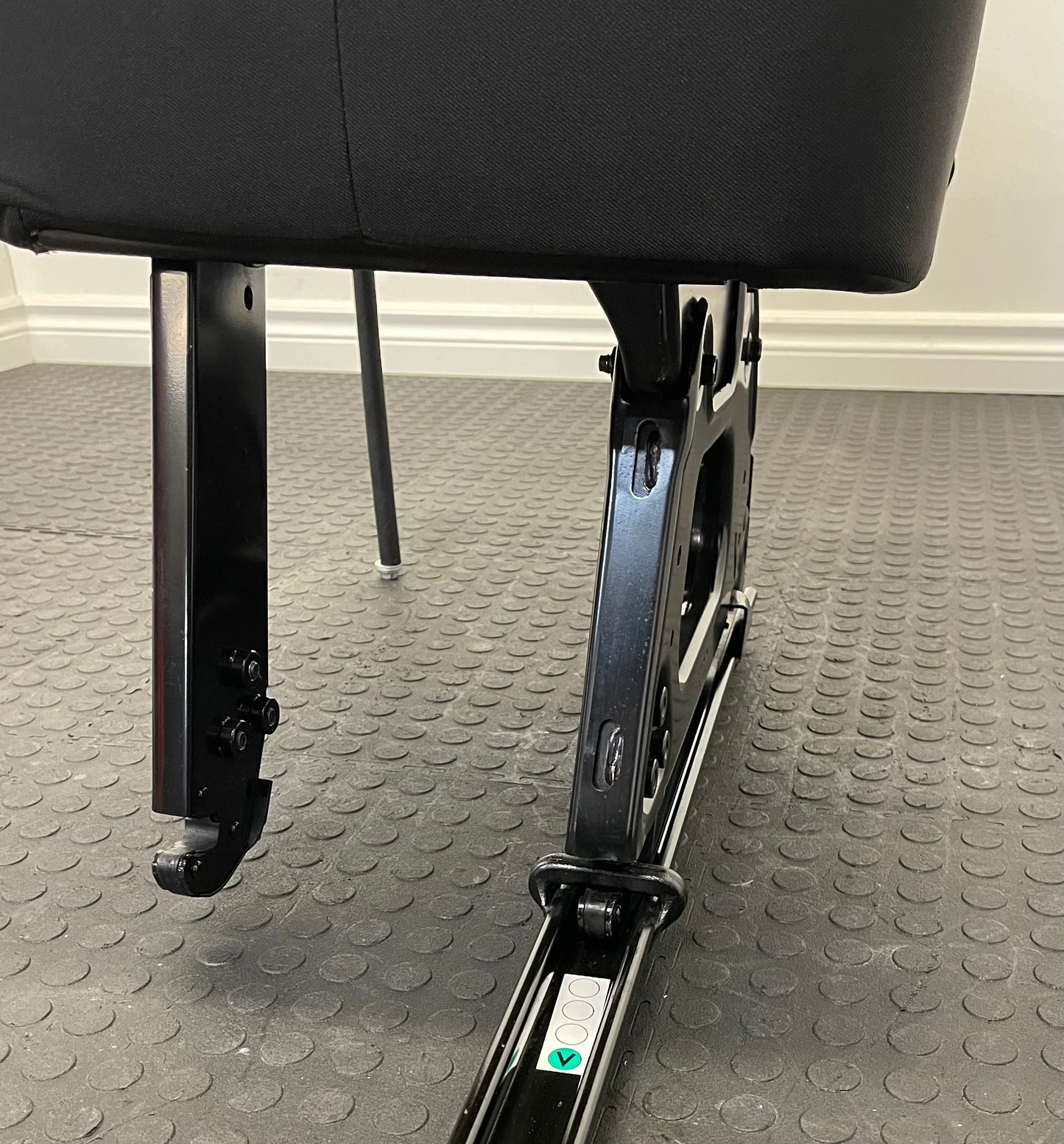 Ford Transit Passenger 2020 Ebony Cloth Right Front Wheel Well Mounted Single Seat