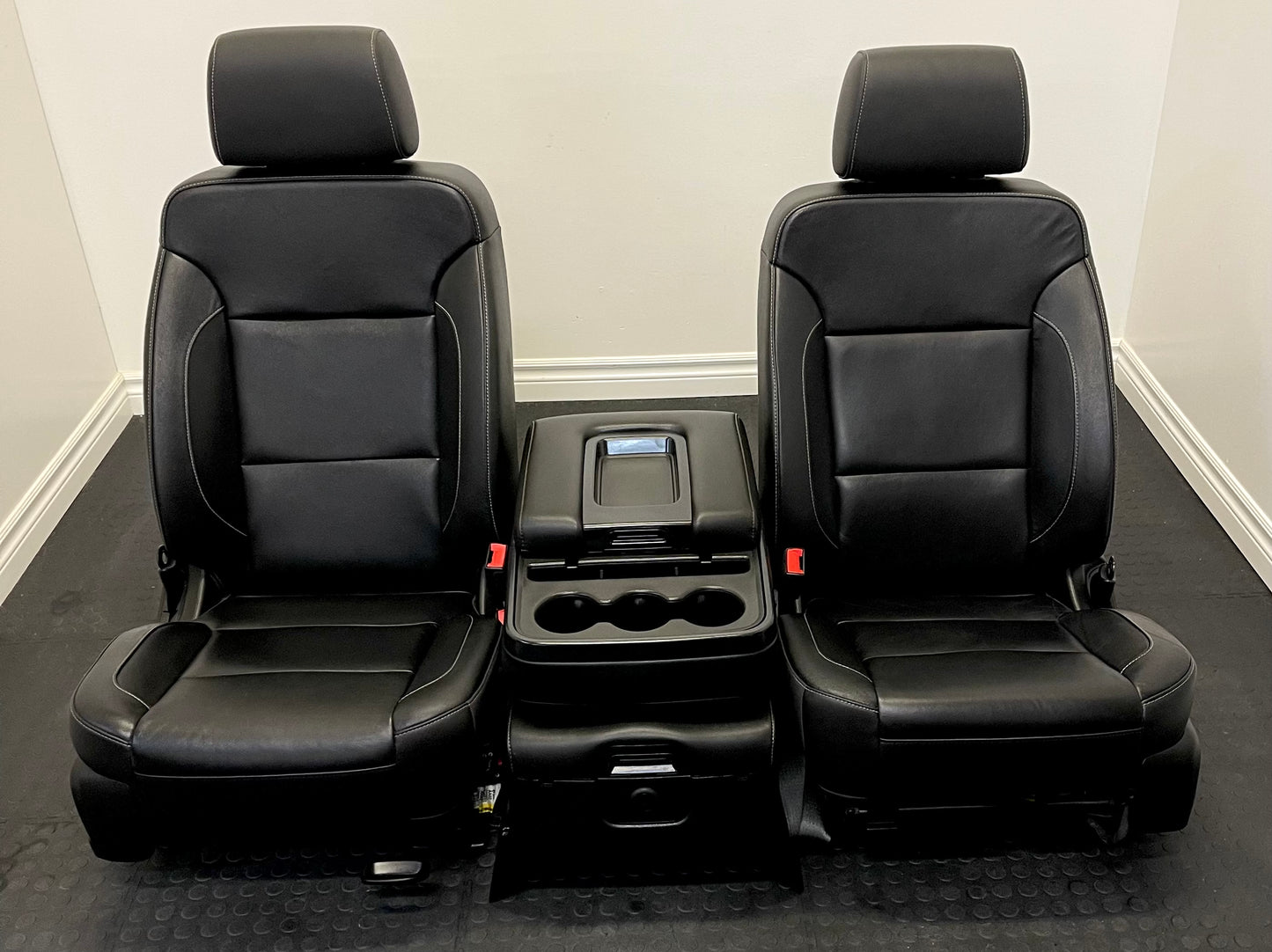 Chevrolet Silverado 2016 Crew Cab BLACK LEATHER Power Heated Seats GMC with Console