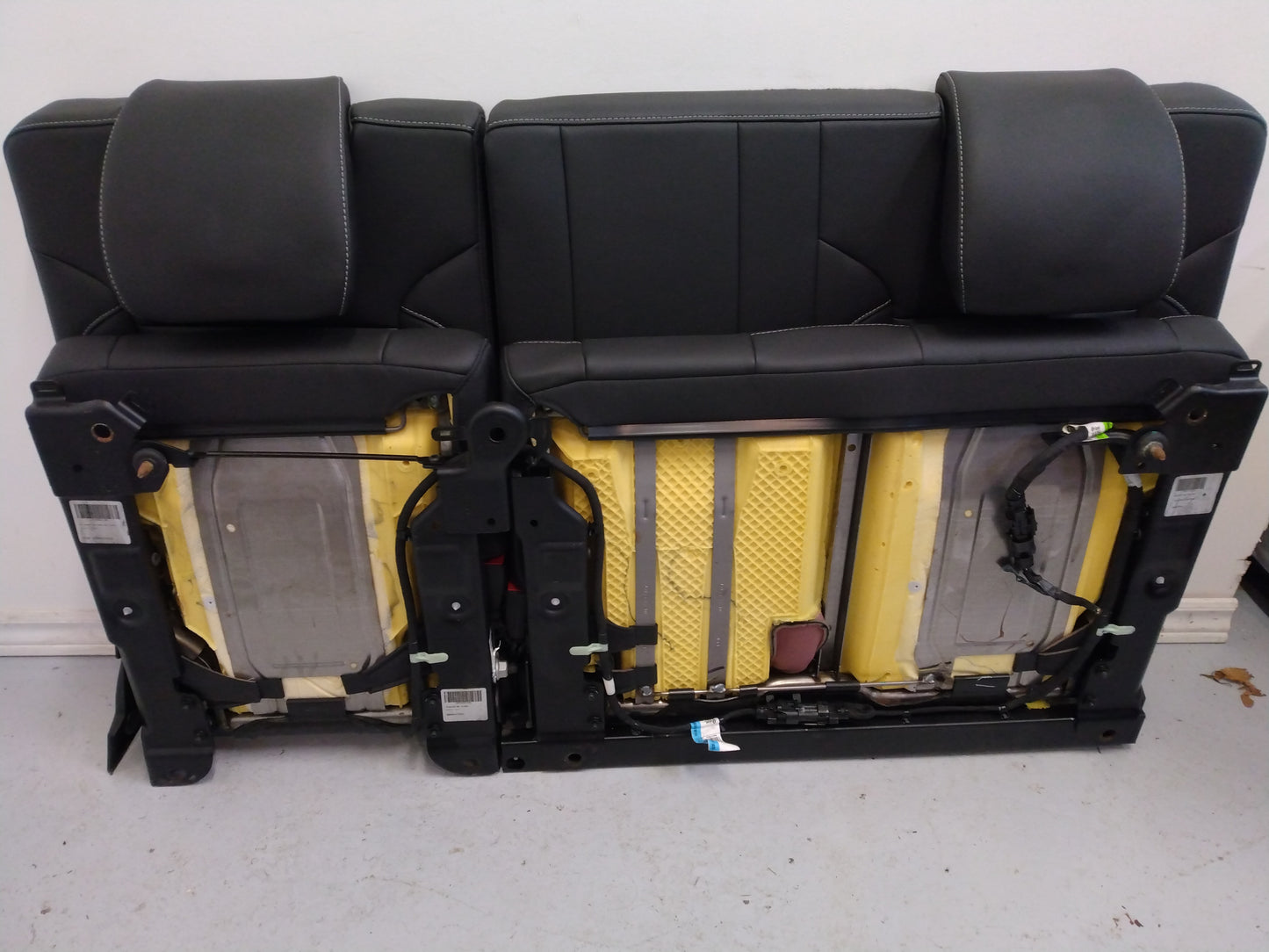 2016 Chevrolet Tahoe Black Cloth Third Row Bench Seat.