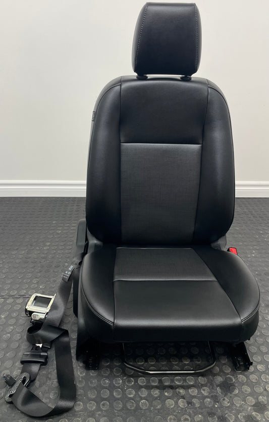 New Take Out Black Vinyl Right Front Passenger Single 2024 Ford Transit Seat