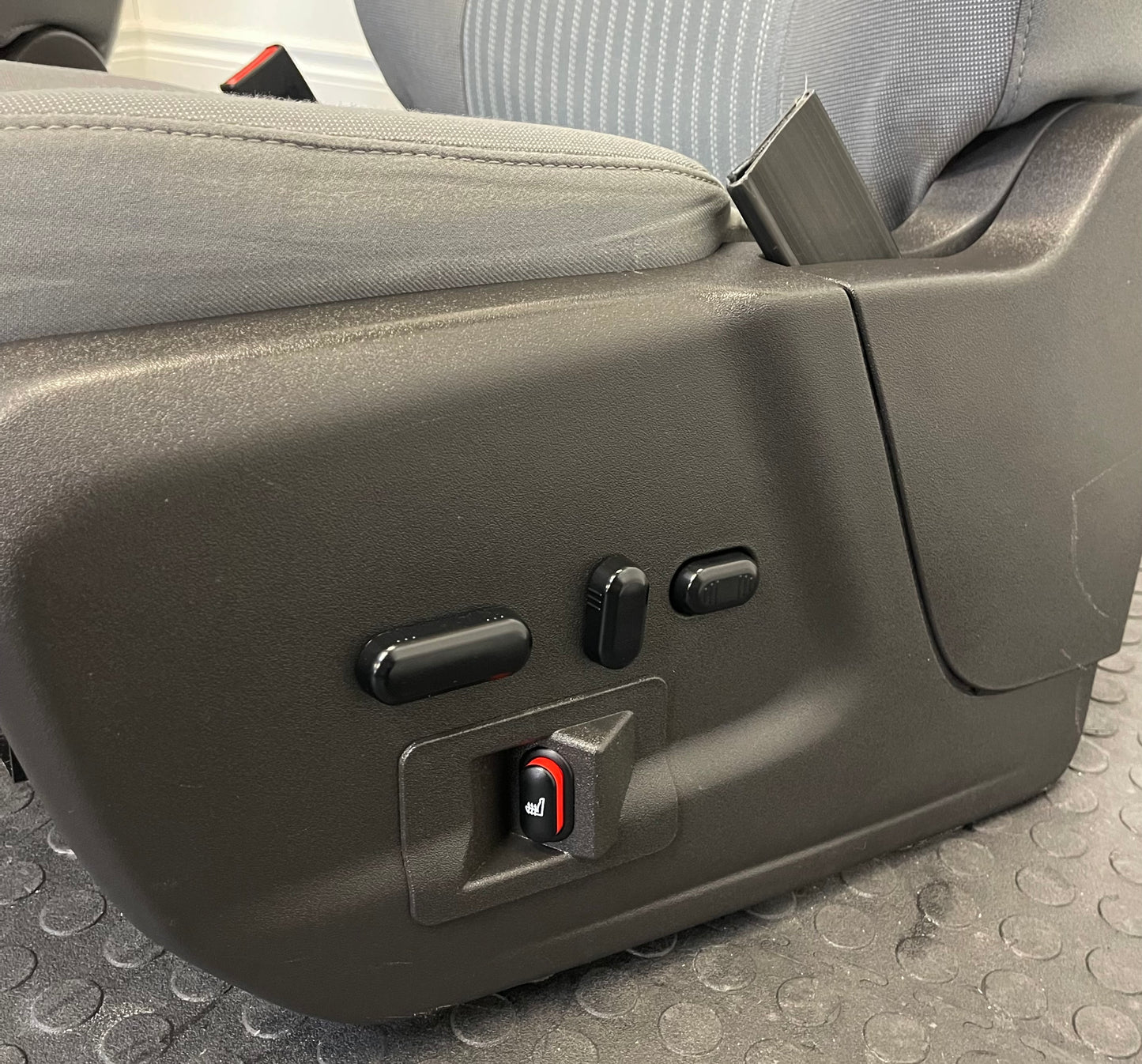 Ford Transit 2015-2019 Grey Cloth Power Driver and Manual Passenger Seats