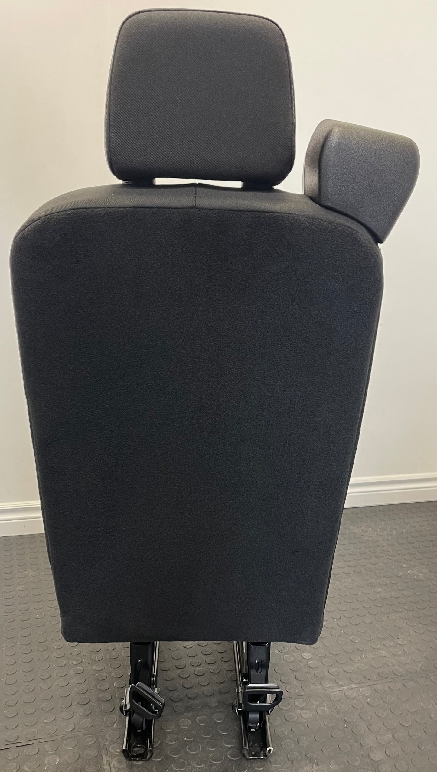 Ford Transit Passenger Van 2020 Black Cloth Quick Release Universal Fit Single Seat Cargo Sprinter Work VANLIFE Camper Savanna Express