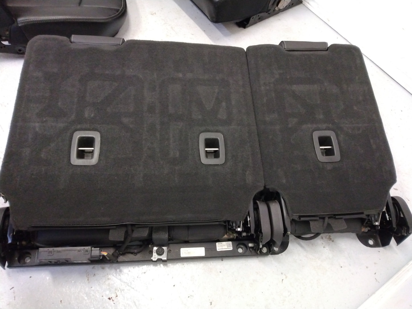2016 Chevrolet Tahoe Black Cloth Third Row Bench Seat.