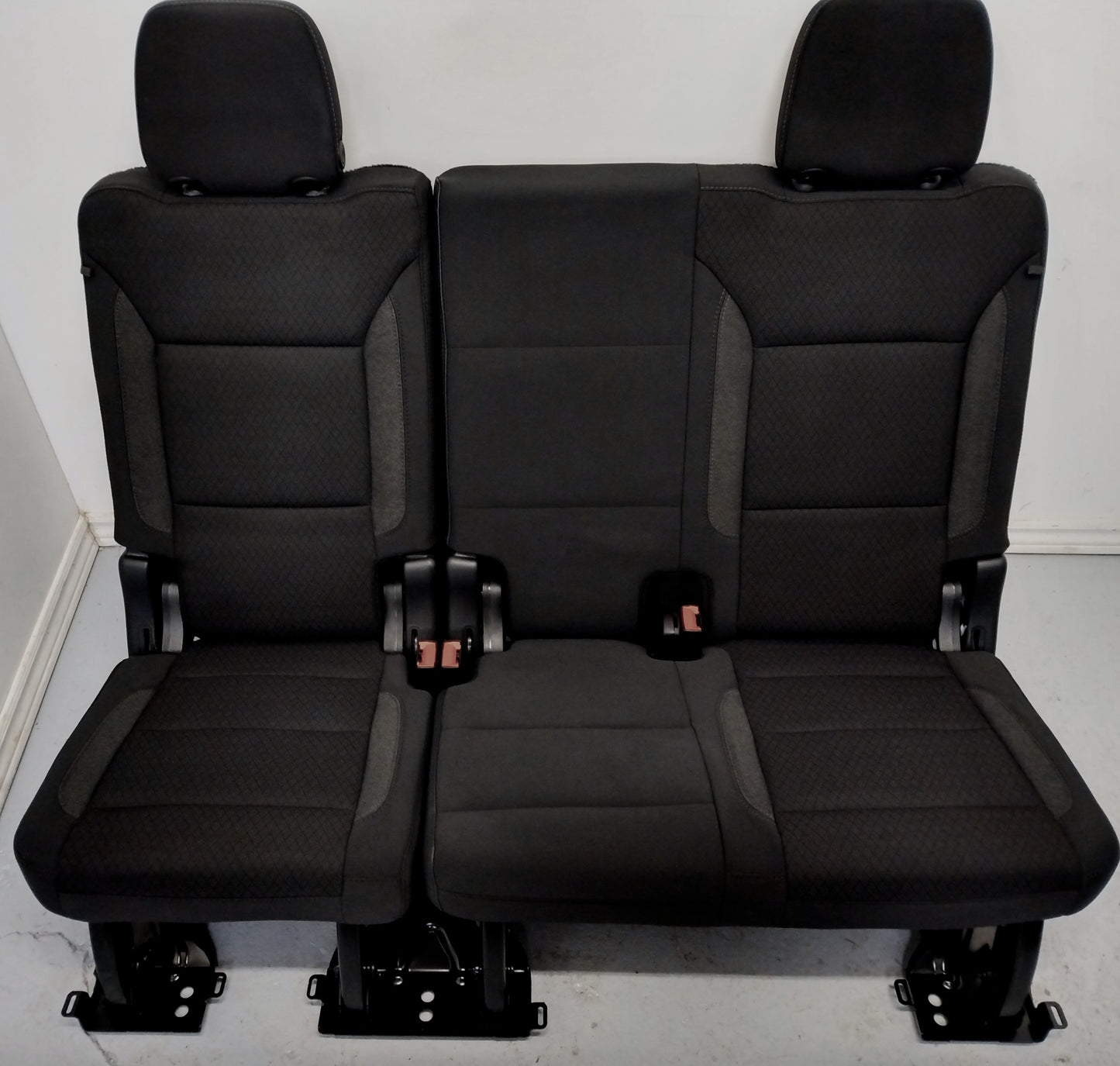 2016 Chevrolet Tahoe Black Cloth Third Row Bench Seat.