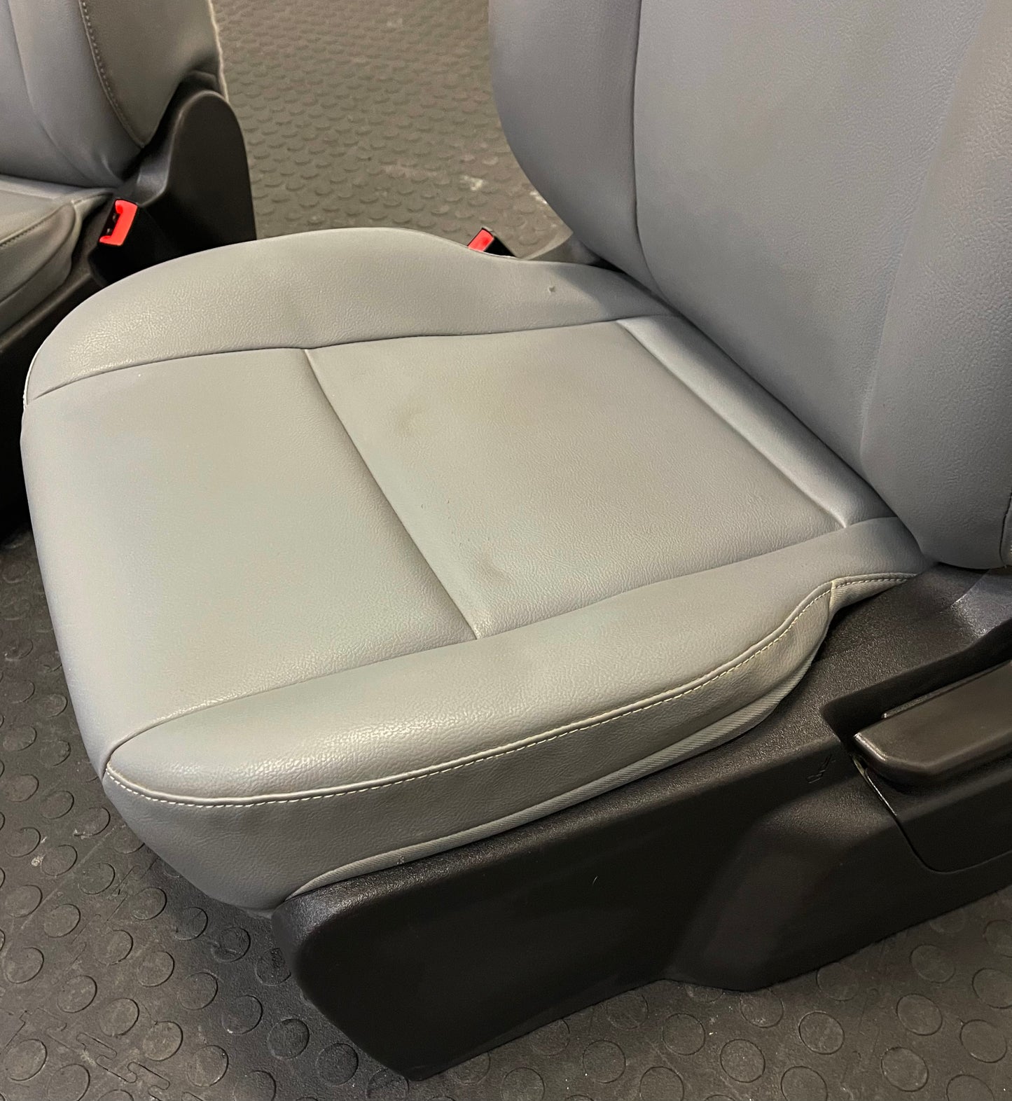 Ford Transit Passenger 2015-2019 Grey Vinyl Manual Driver and Passenger Seats