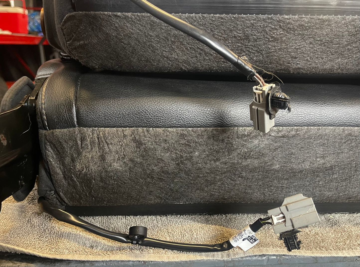 2015 Ford F250 Superduty Black LEATHER Crew Cab Power Heated/Cooled Interior.