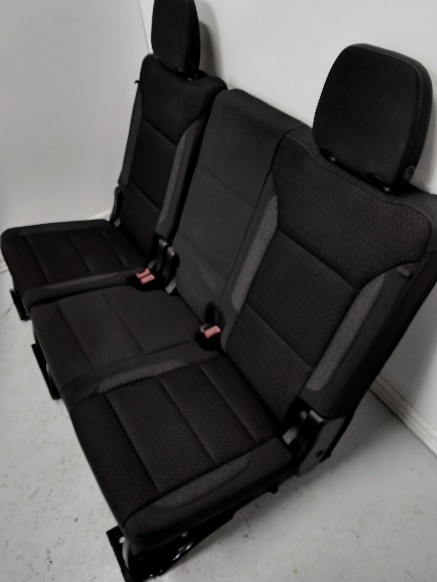 2016 Chevrolet Tahoe Black Cloth Third Row Bench Seat.