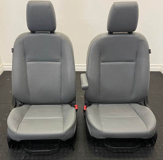 Ford Transit Passenger 2015-2019 Grey Vinyl Manual Driver and Passenger Seats