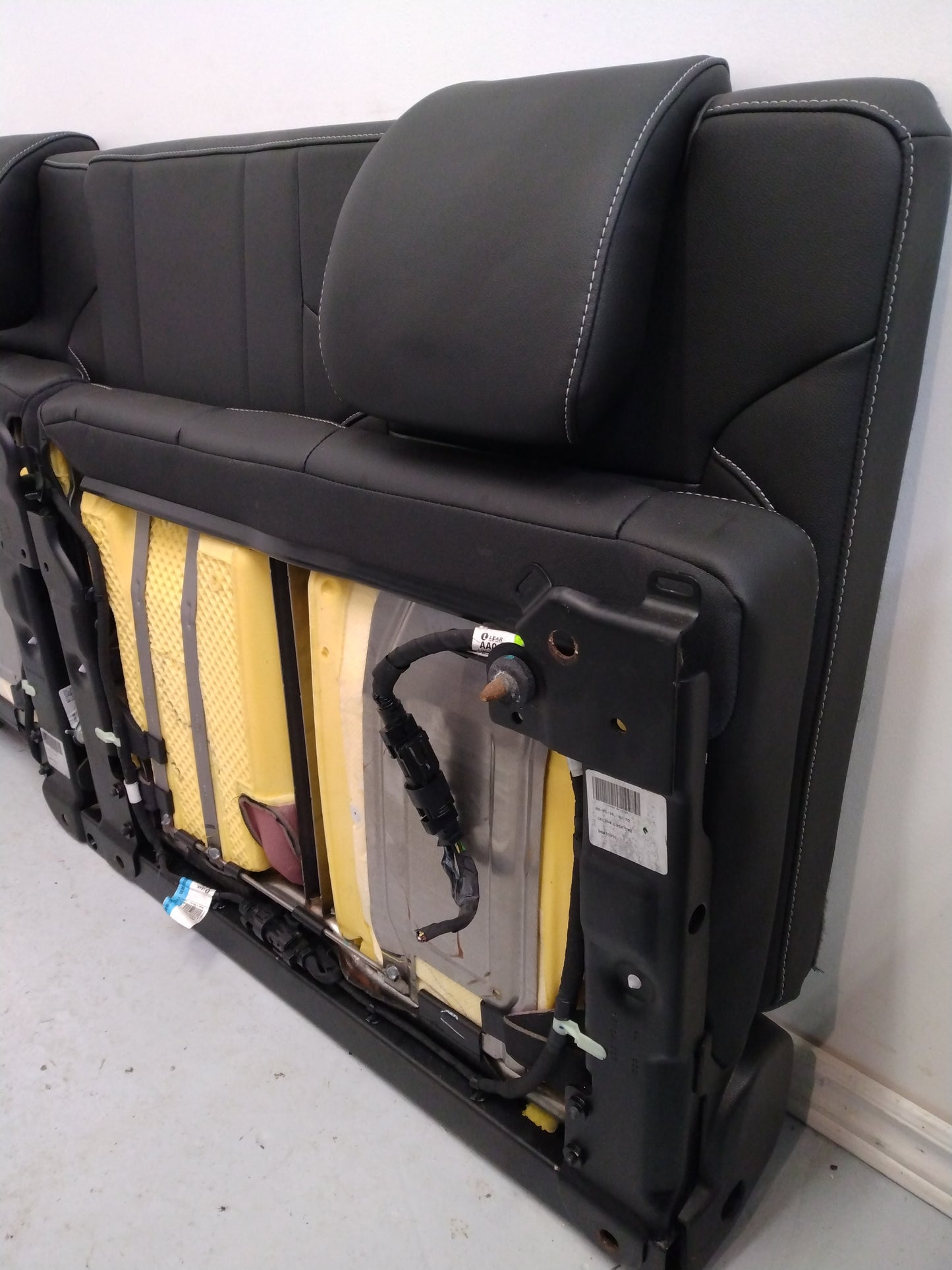 2016 Chevrolet Tahoe Black Cloth Third Row Bench Seat.