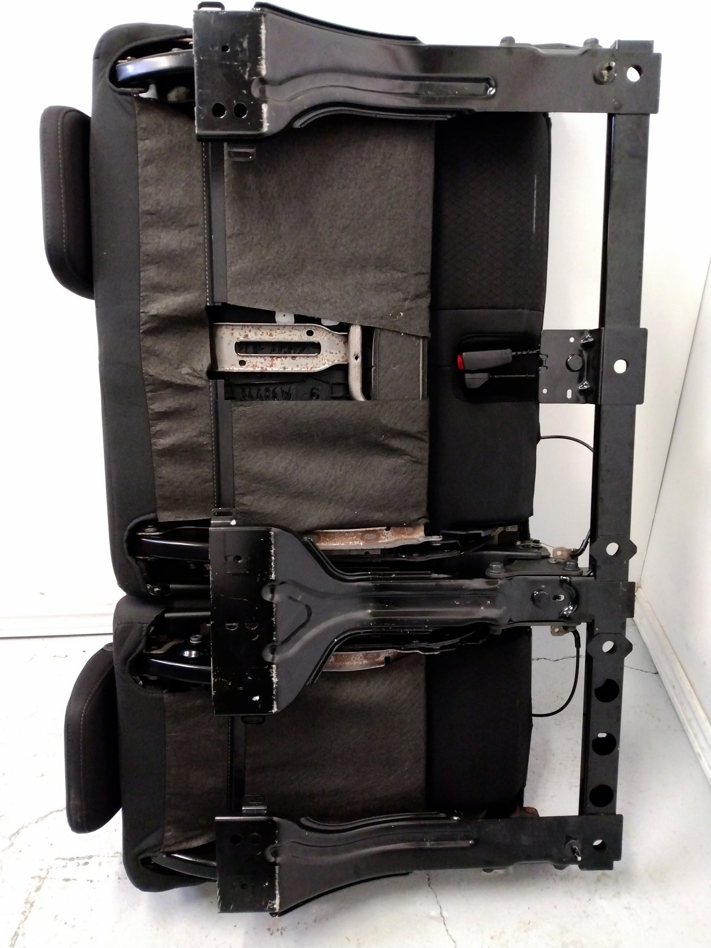 2016 Chevrolet Tahoe Black Cloth Third Row Bench Seat.