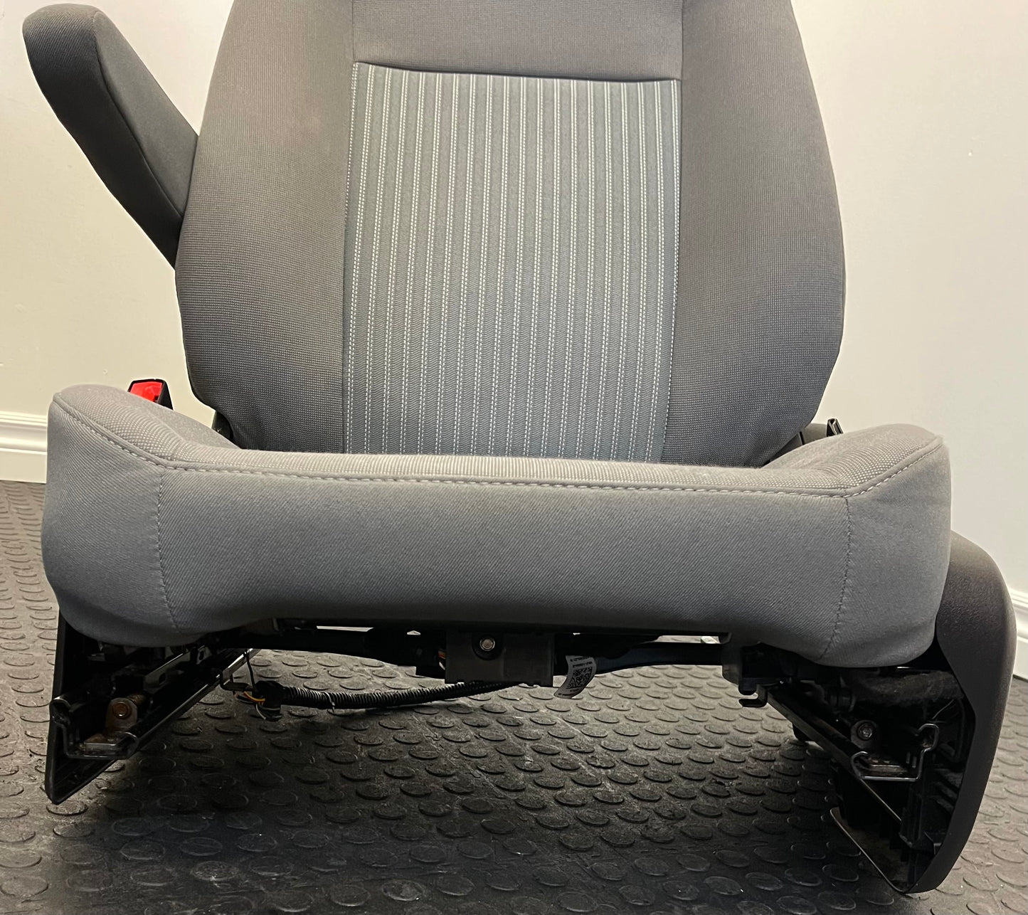 Ford Transit 2015-2019 Grey Cloth Power Driver and Manual Passenger Seats