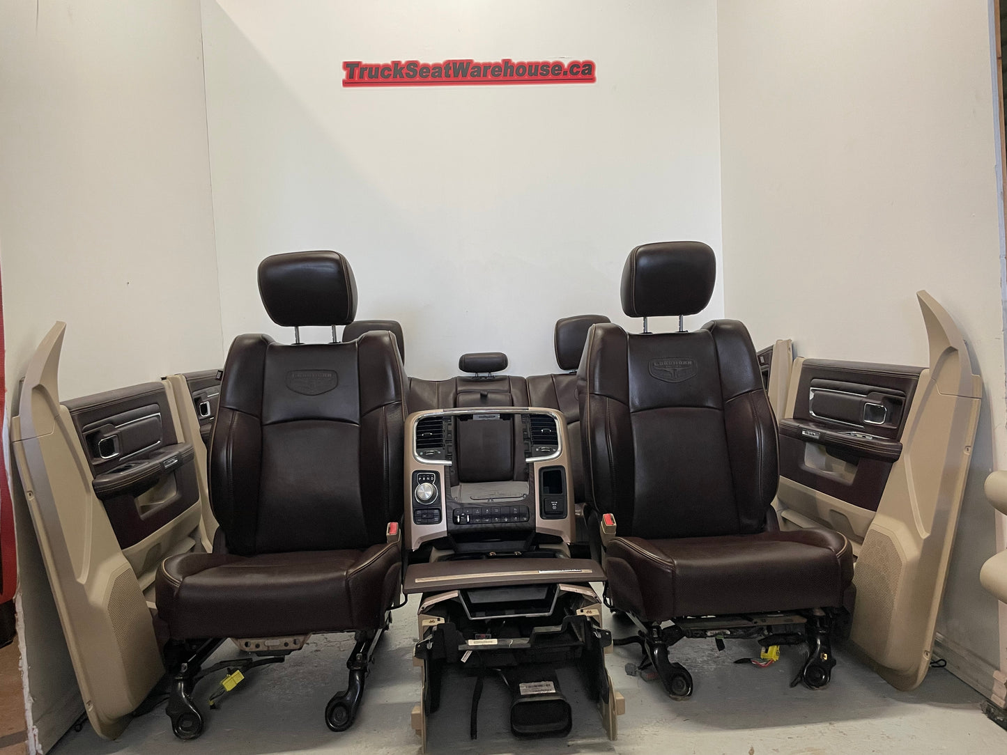 Dodge Ram Laramie Longhorn Leather Interior Seats