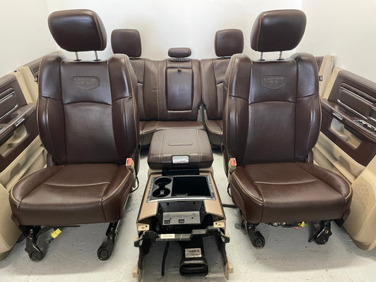 Dodge Ram Laramie Longhorn Leather Interior Seats