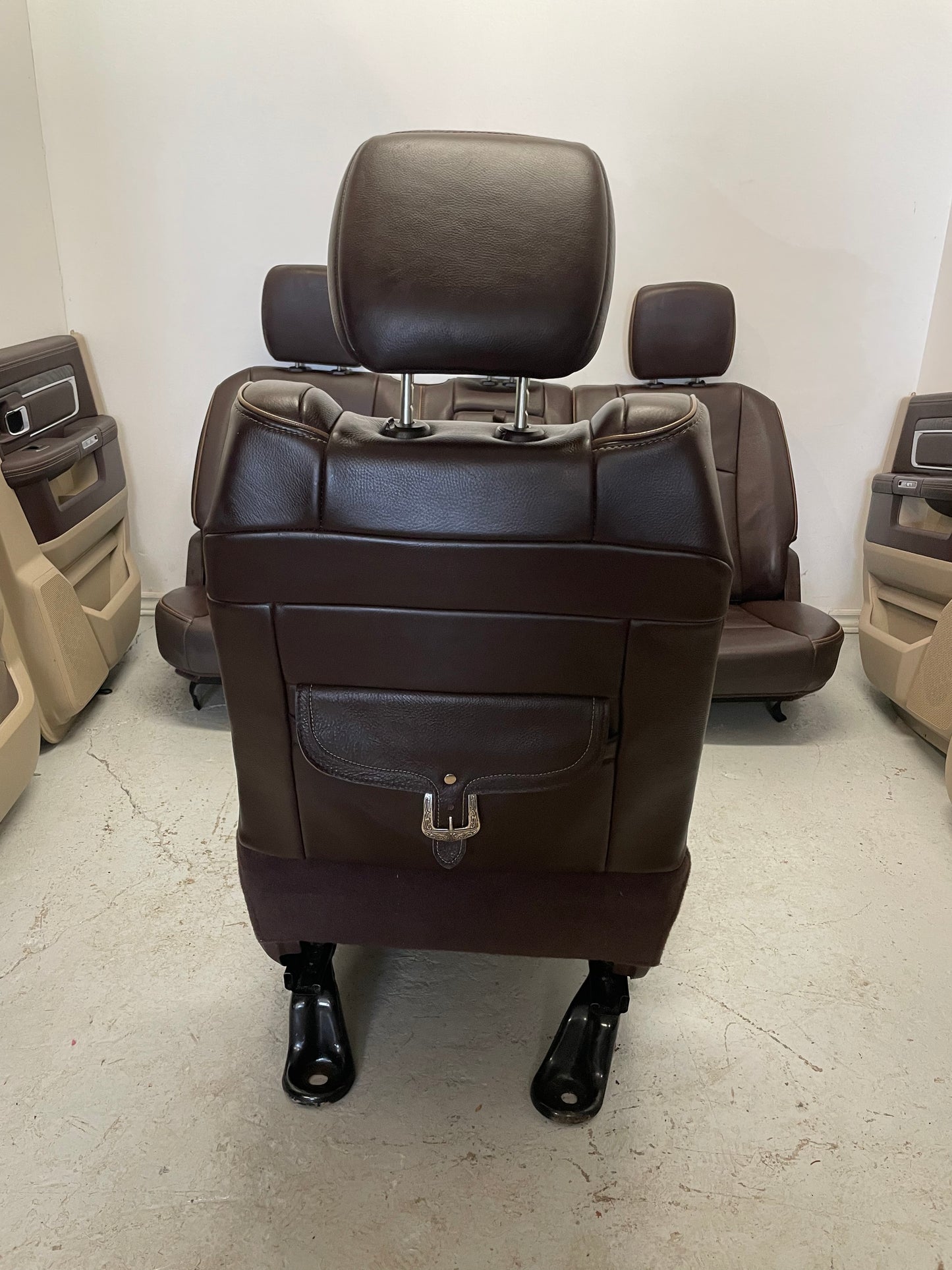 Dodge Ram Laramie Longhorn Leather Interior Seats