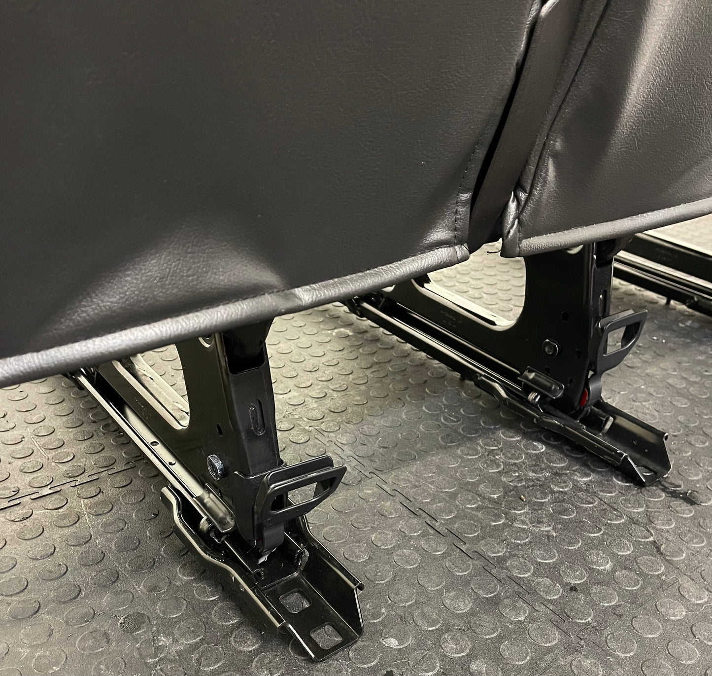 Ford Transit Passenger CUSTOM 55" Triple Bench Seat Universal Fit Quick Release VANLIFE Cargo Camper Savanna Express