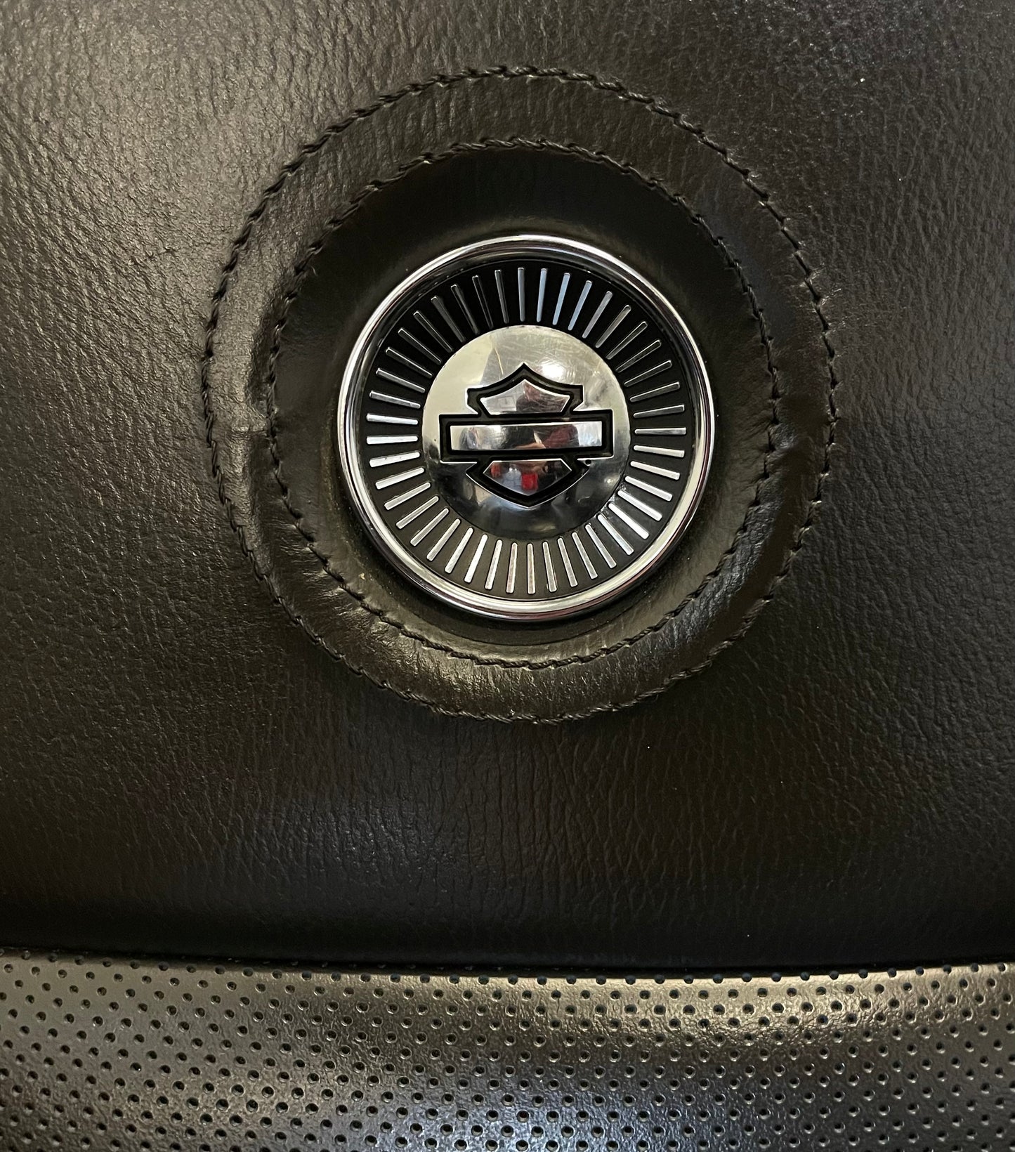2008 Ford Super Duty Harley Davidson Edition Black Leather Interior Set