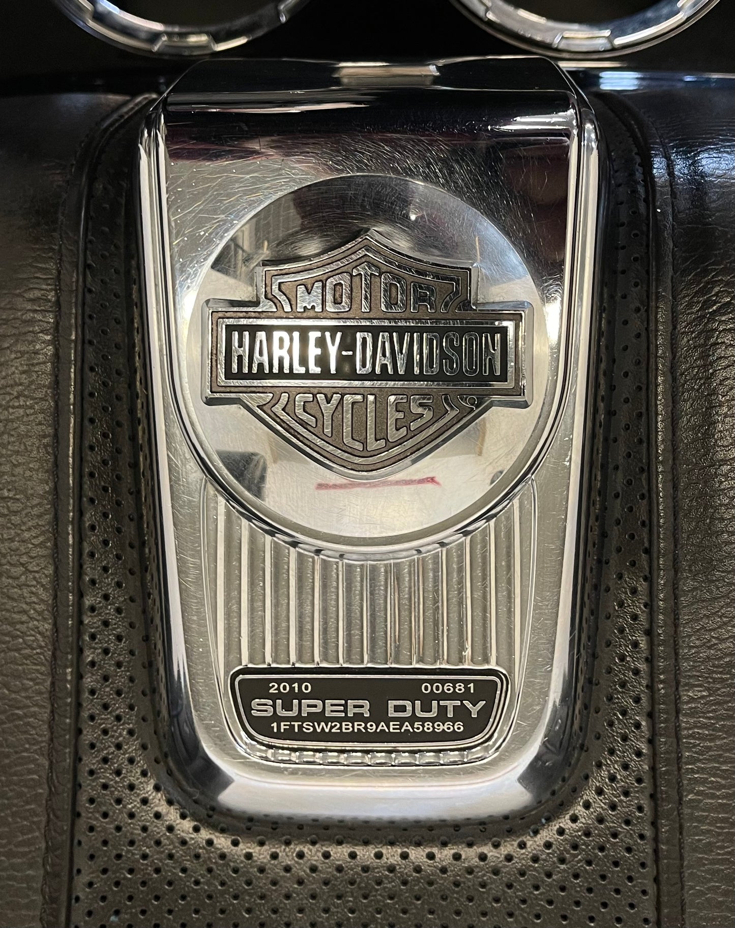 2008 Ford Super Duty Harley Davidson Edition Black Leather Interior Set