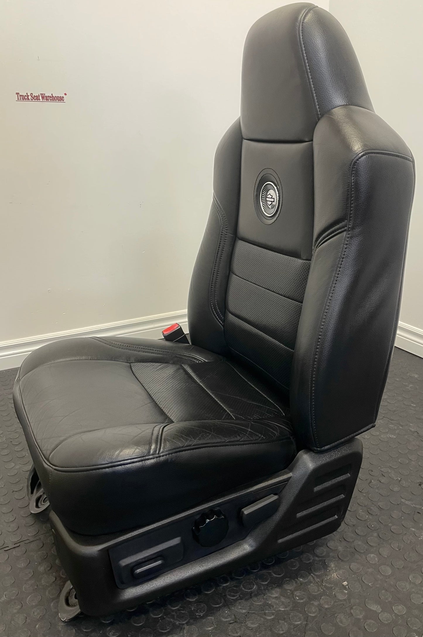 2008 Ford Super Duty Harley Davidson Edition Black Leather Interior Set