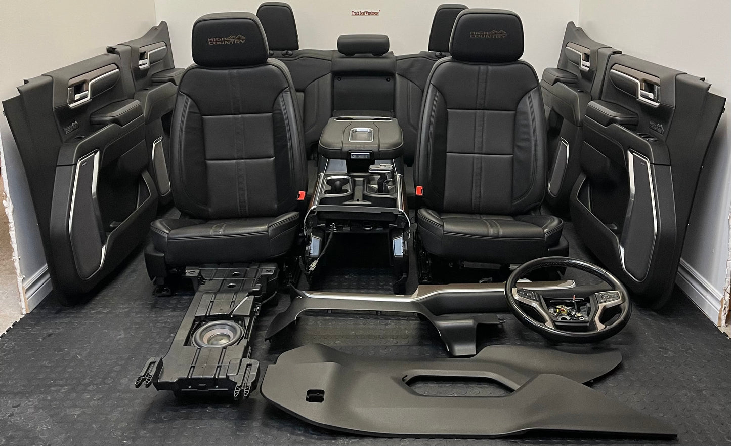 2023 Chevrolet Silverado High Country Interior - Black LEATHER Interior Set