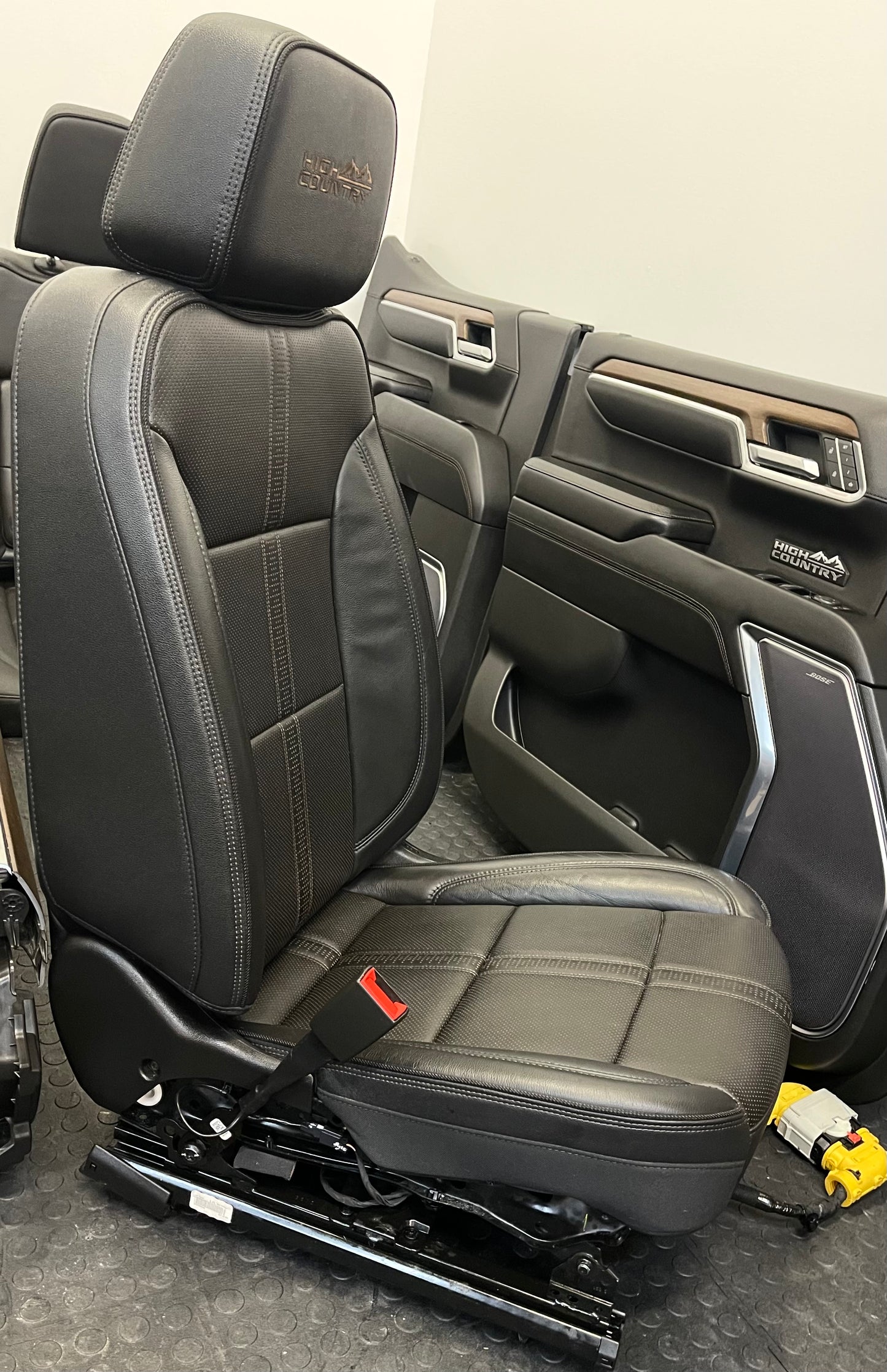 2023 Chevrolet Silverado High Country Interior - Black LEATHER Interior Set
