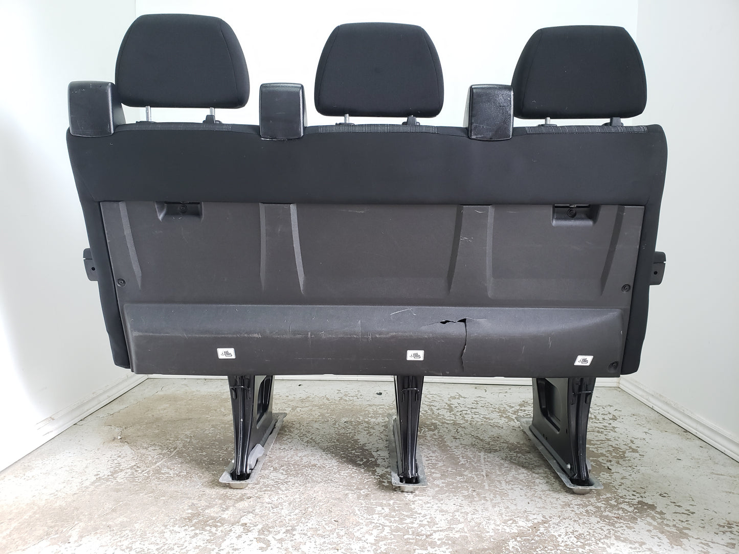 Sprinter Van 2016 Removable Quick Release 3 Seater Bench Seat VANLIFE Triple Cloth